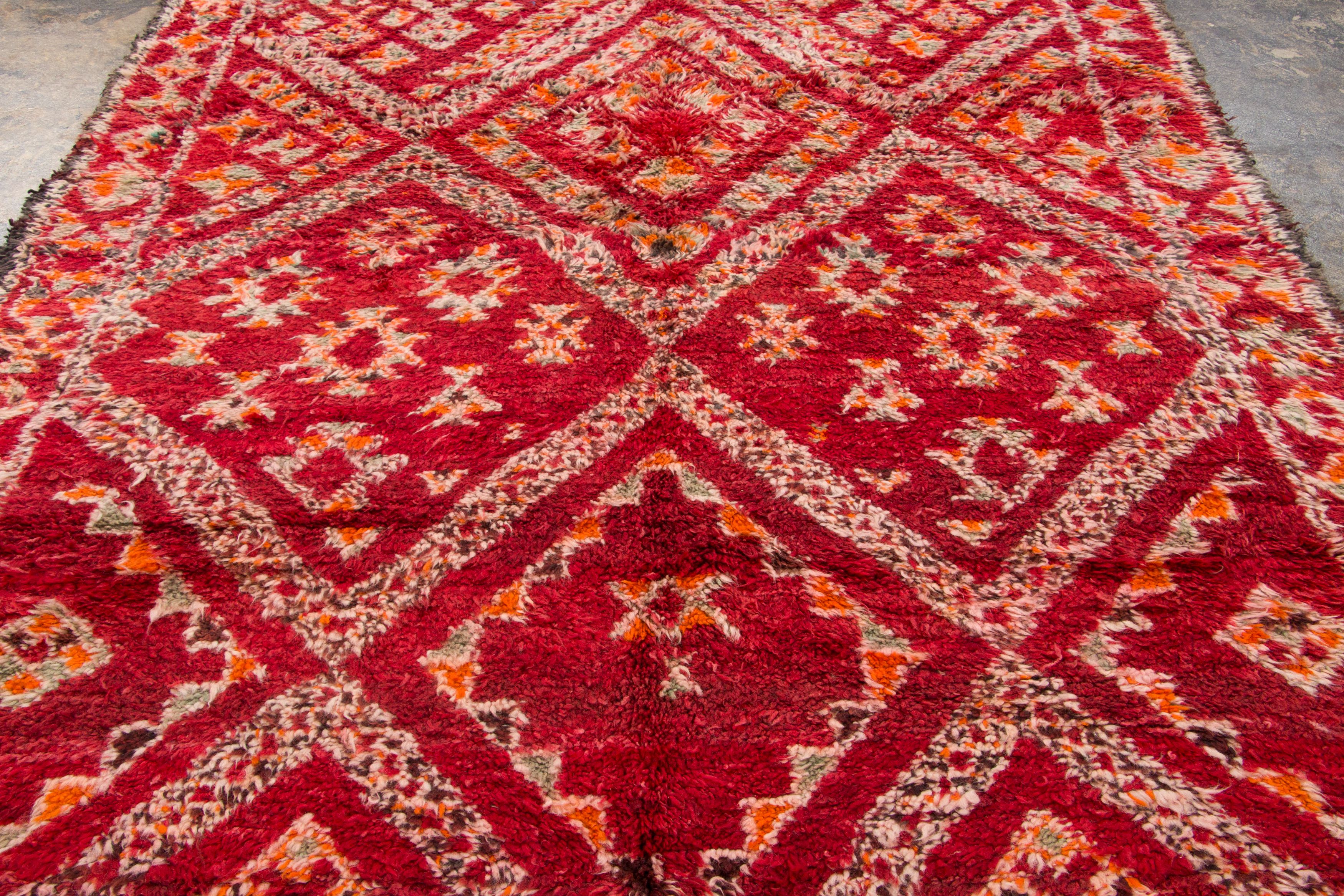 Vintage Moroccan Berber Shag Rug