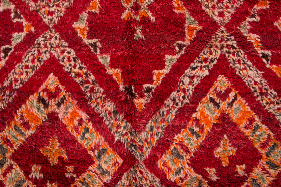 Vintage Moroccan Berber Shag Rug