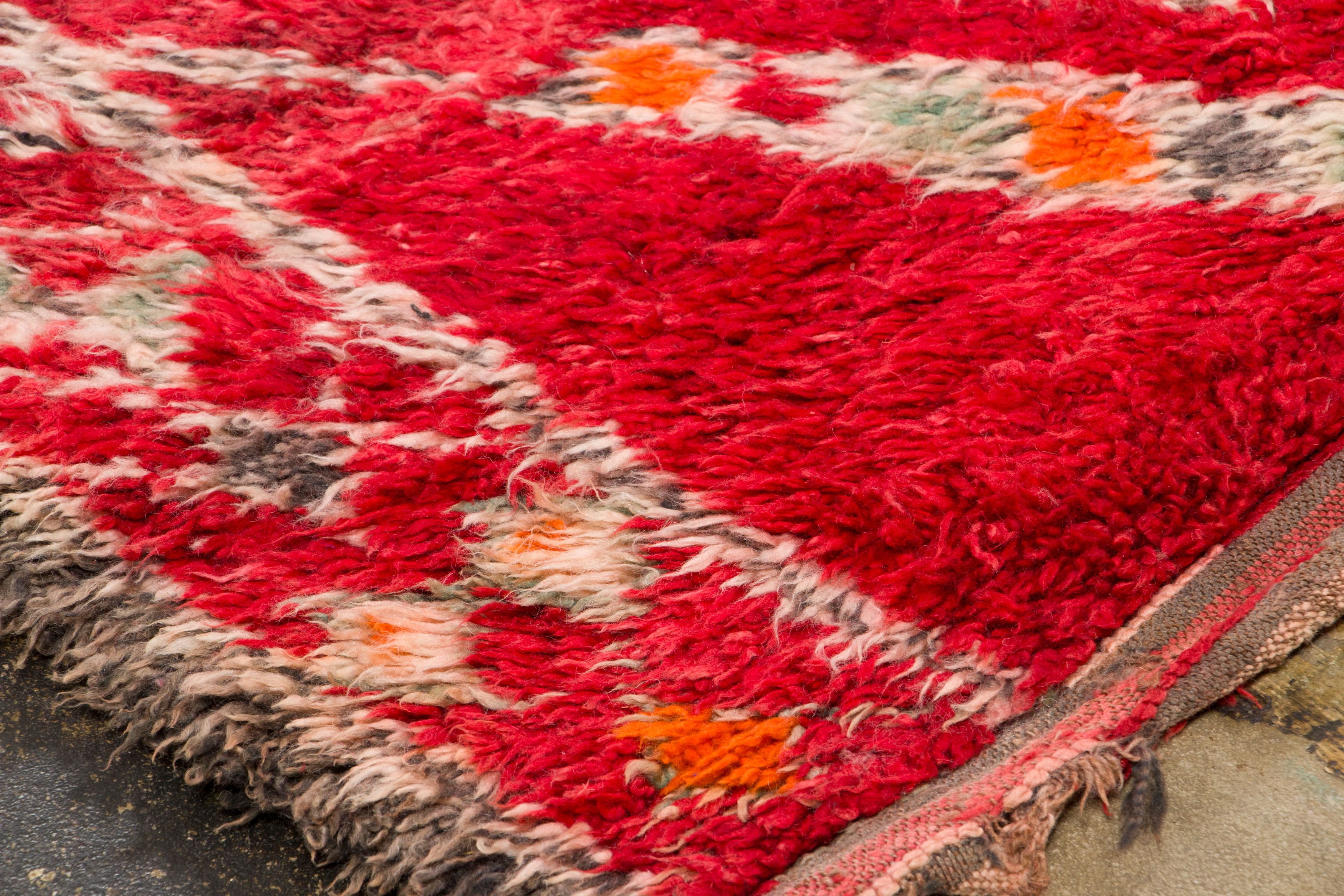 Vintage Moroccan Berber Shag Rug