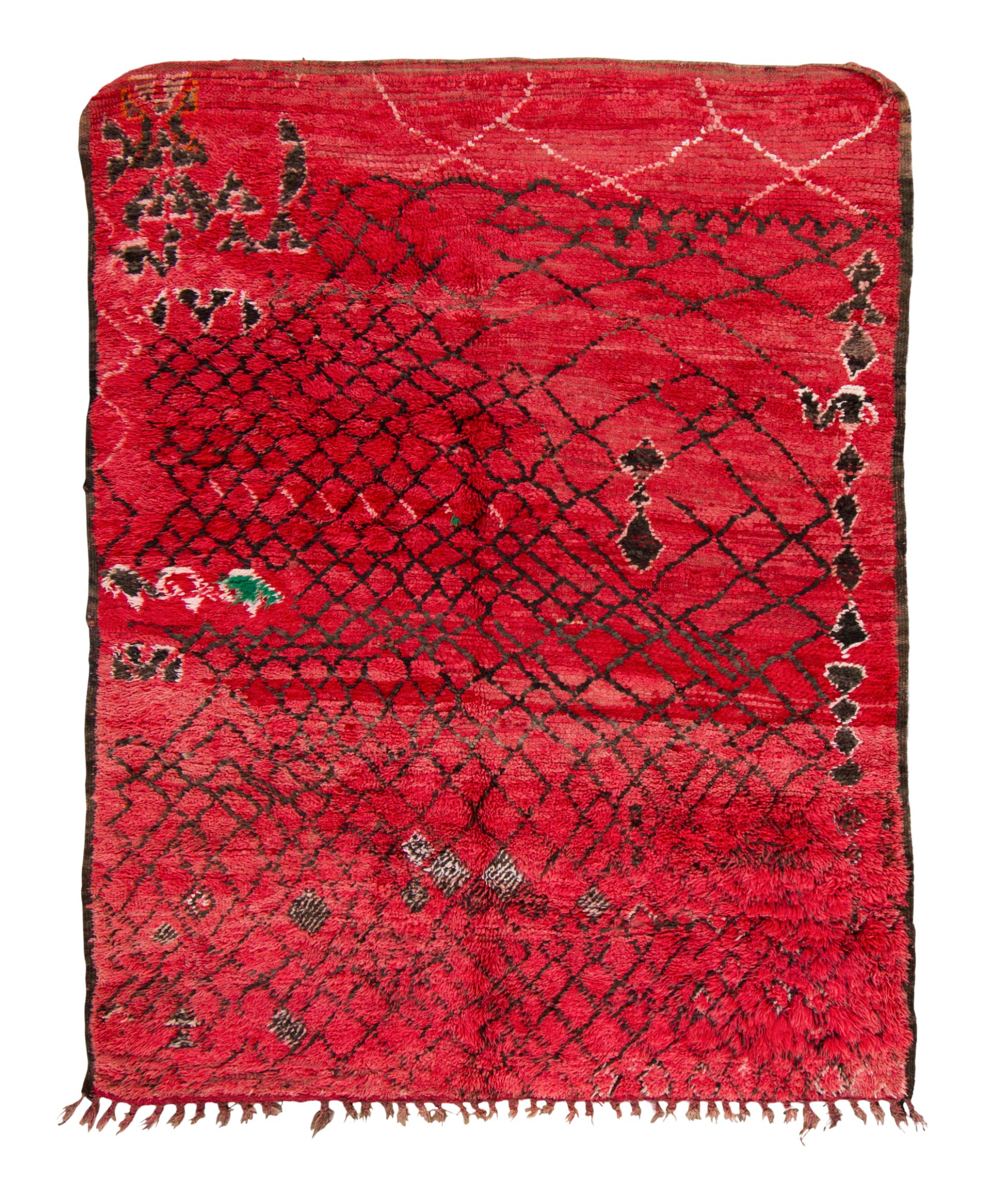 Vintage Moroccan Berber Shag Rug