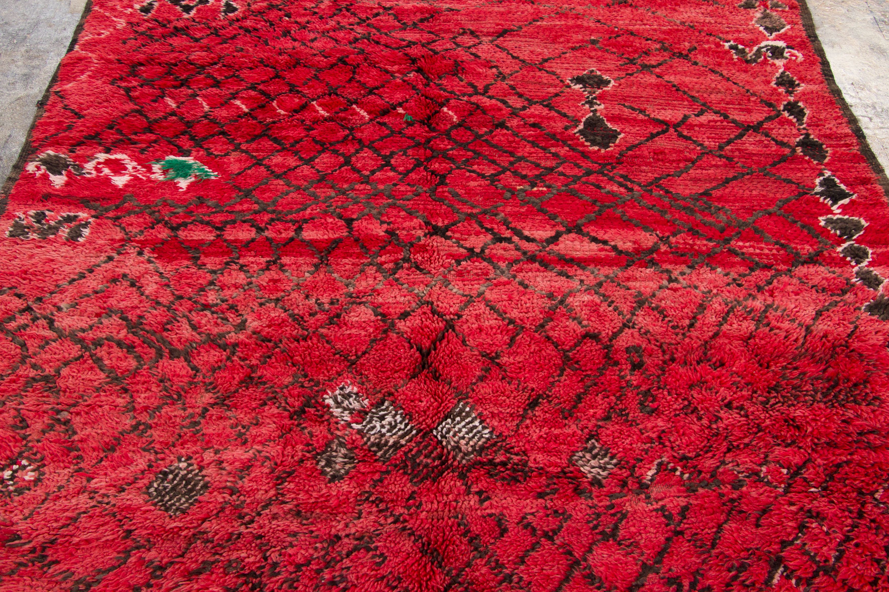 Vintage Moroccan Berber Shag Rug