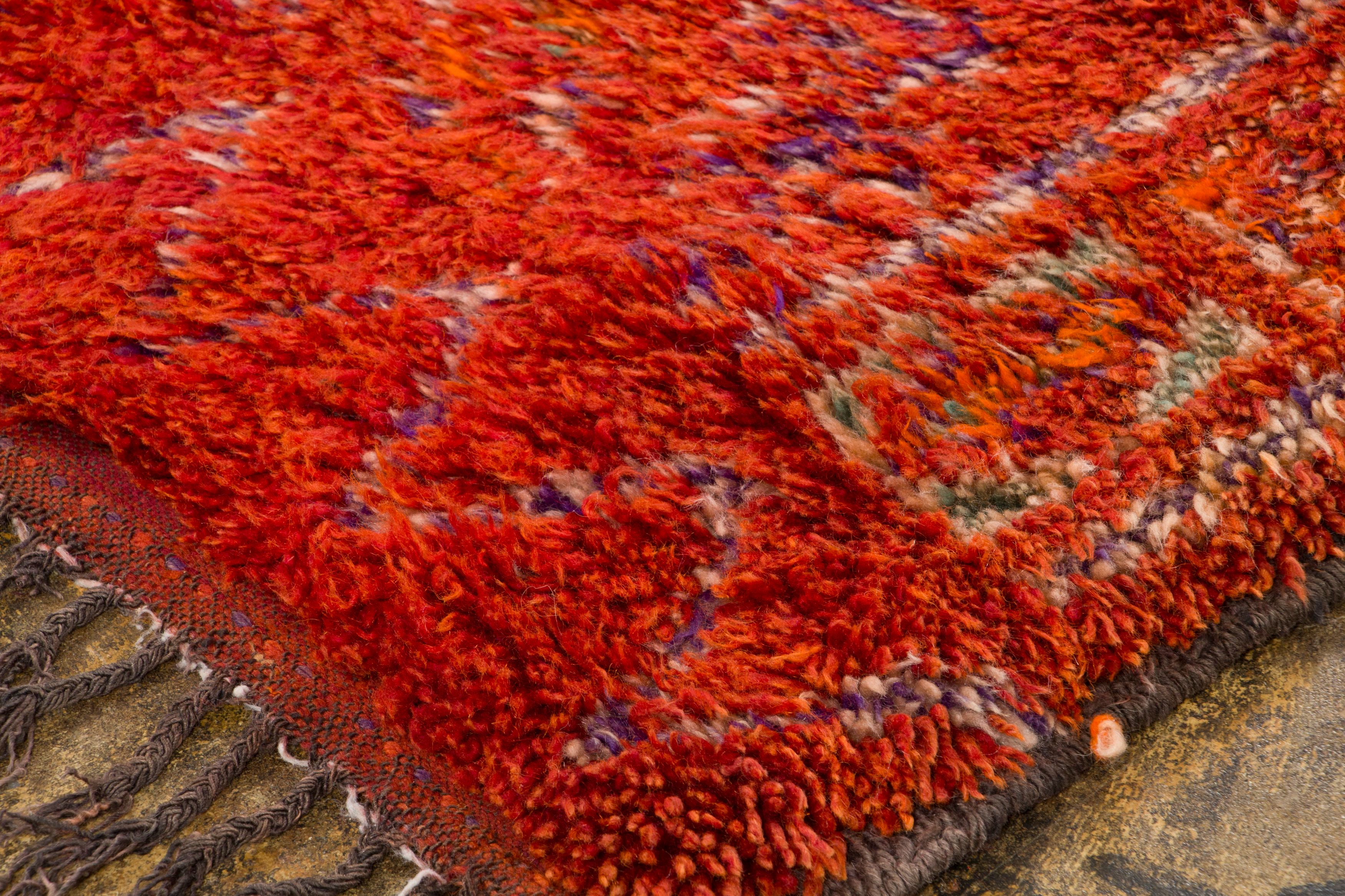 Vintage Moroccan Shag Rug