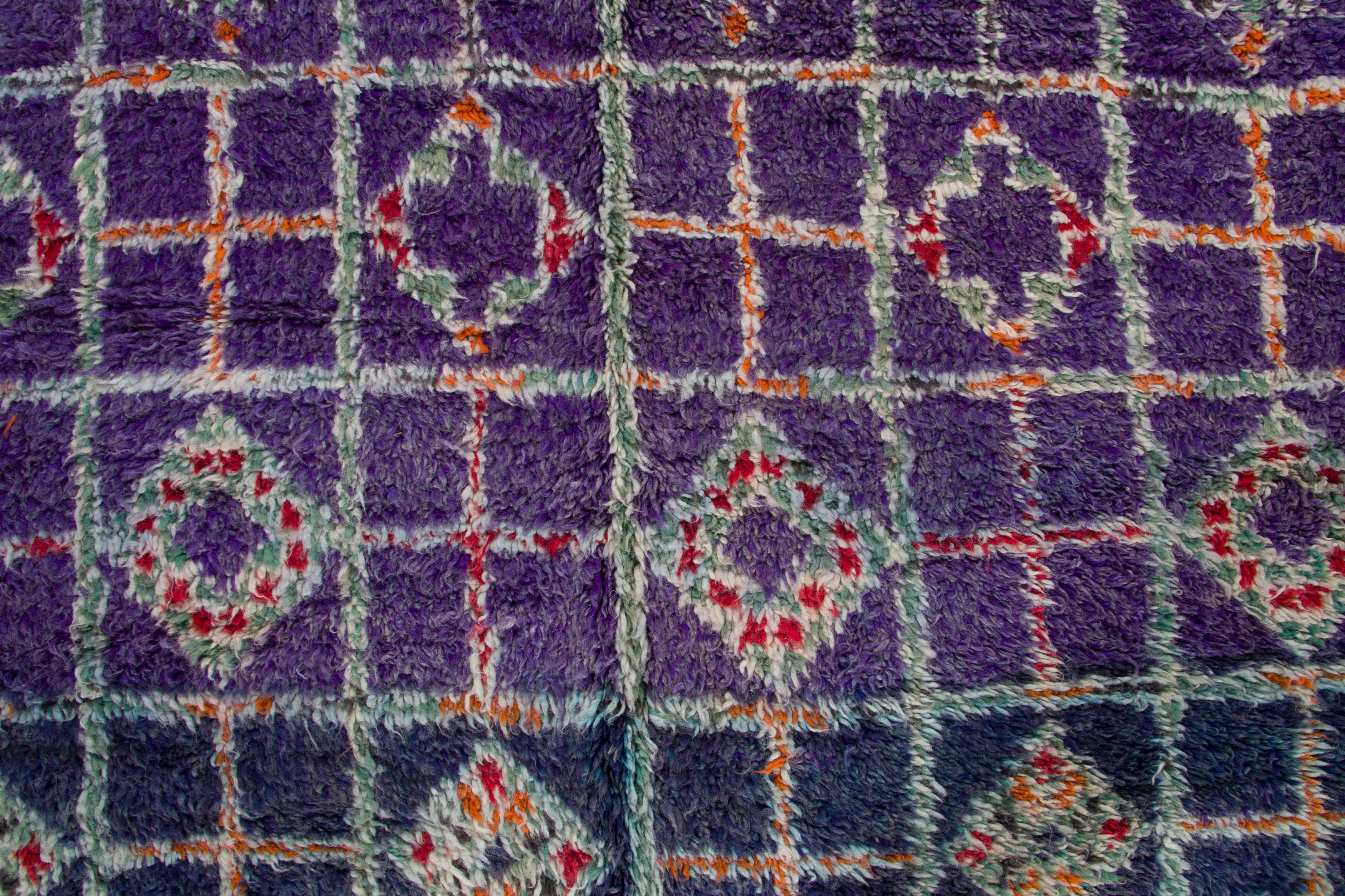 Vintage Moroccan Berber Rug