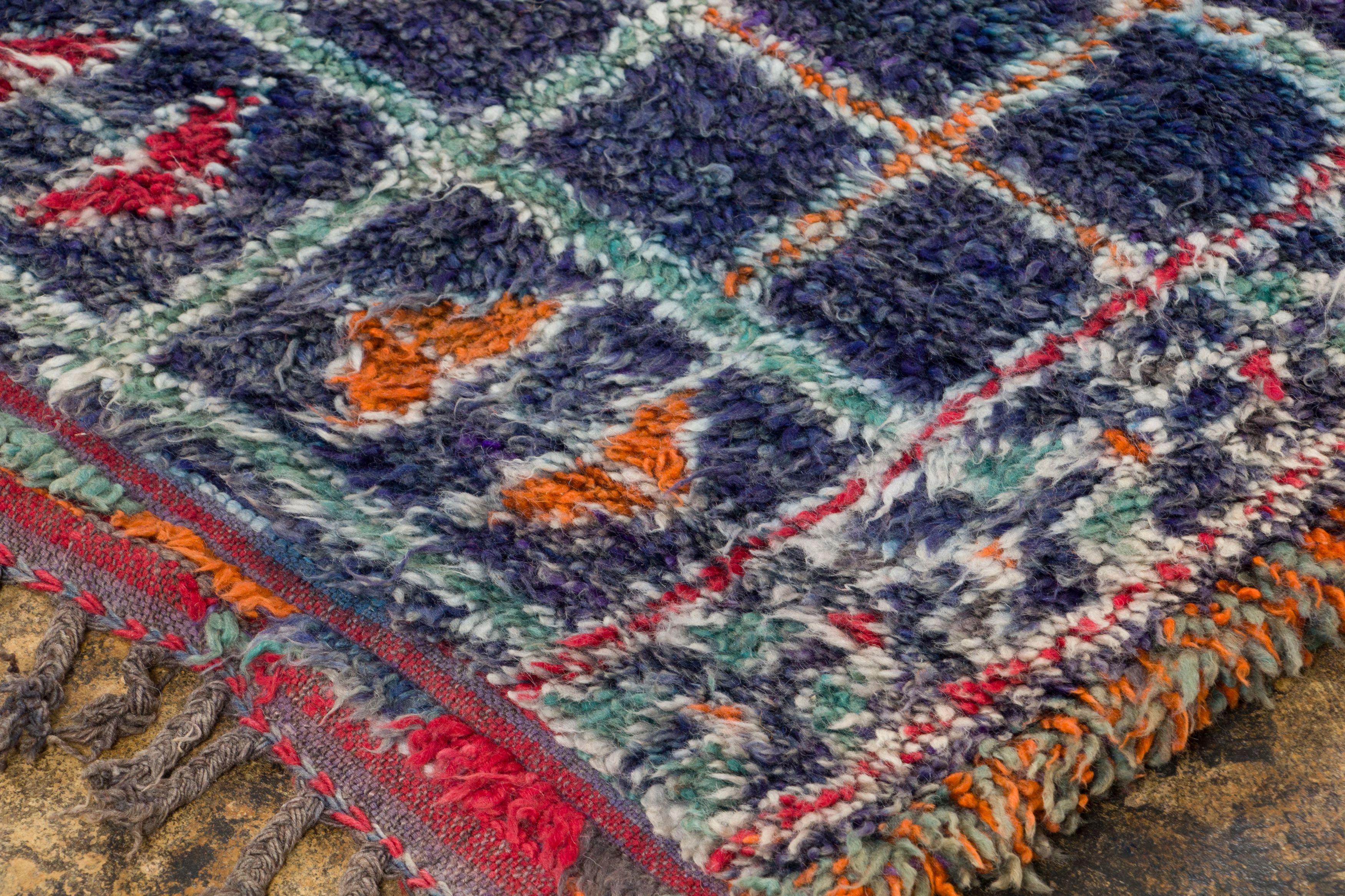 Vintage Moroccan Berber Rug