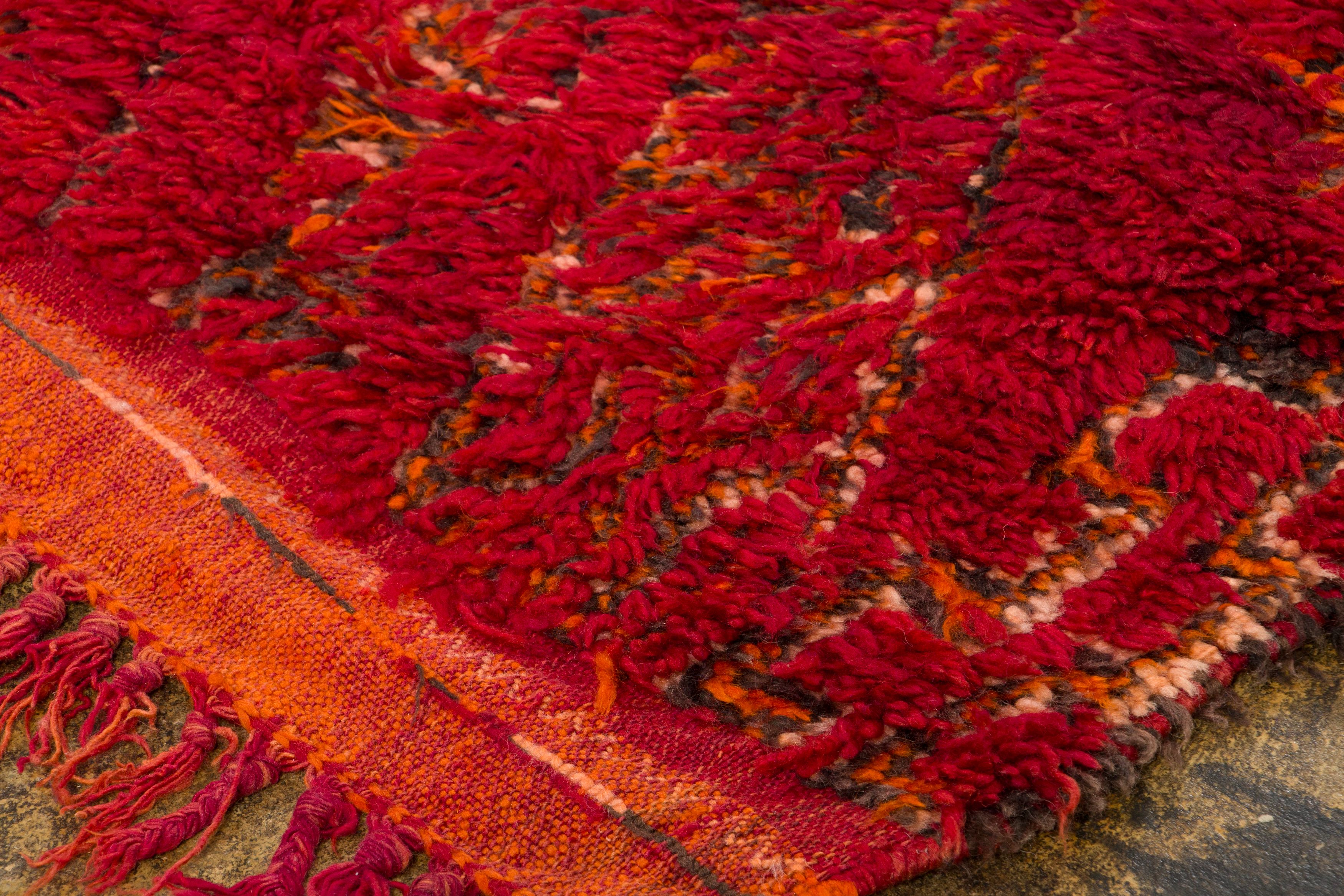Vintage Moroccan Berber Shag Rug