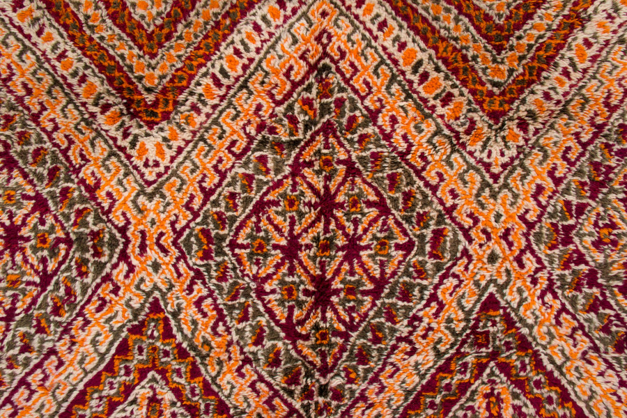 Vintage Moroccan Berber Rug