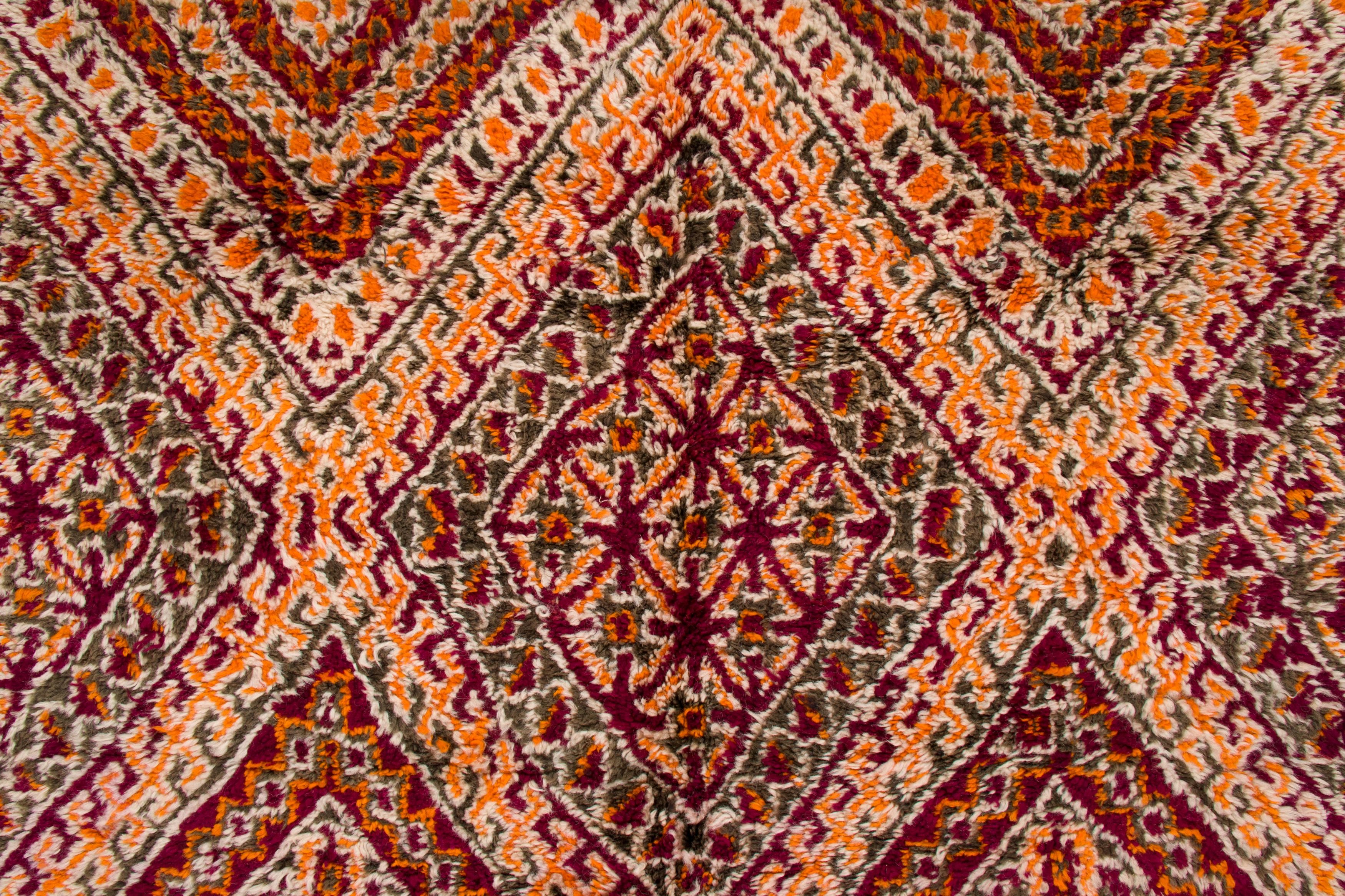 Vintage Moroccan Berber Rug