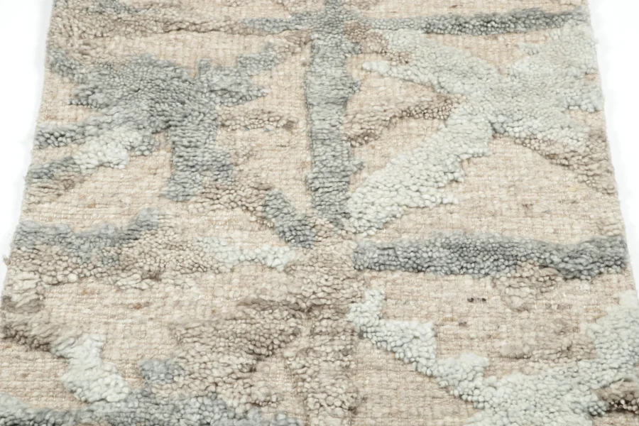 Hover image of Rug & Kilim’s Contemporary Gift-Sized Rug with Geometric Design in Beige & Gray