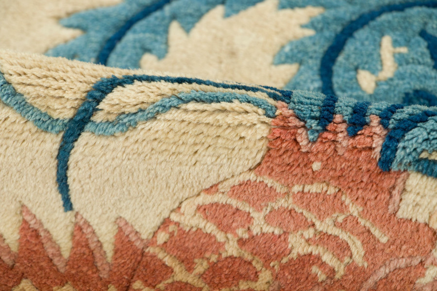Antique Circle Chinese Peking Rug