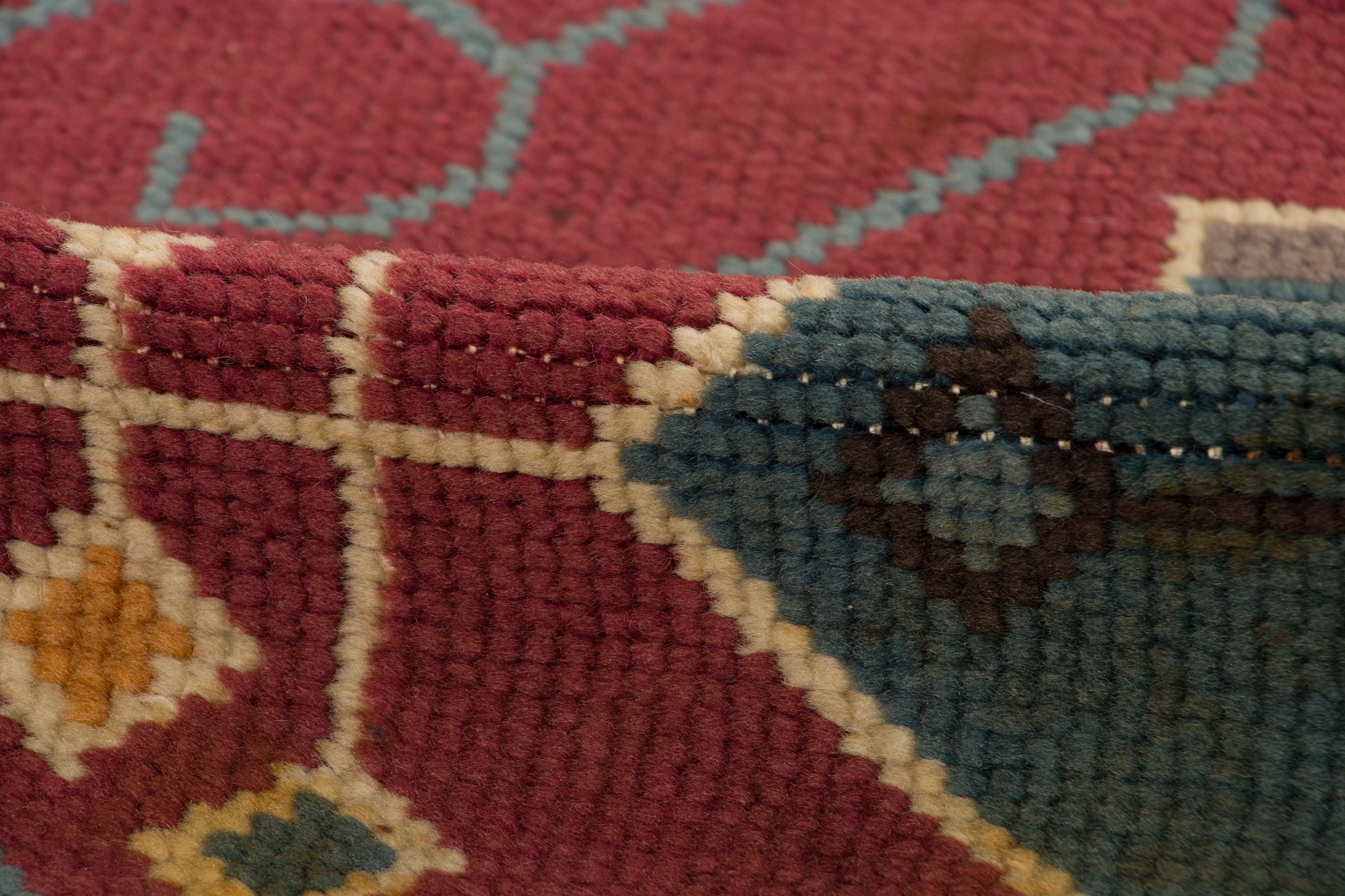 Vintage French Art Nouveau Rug
