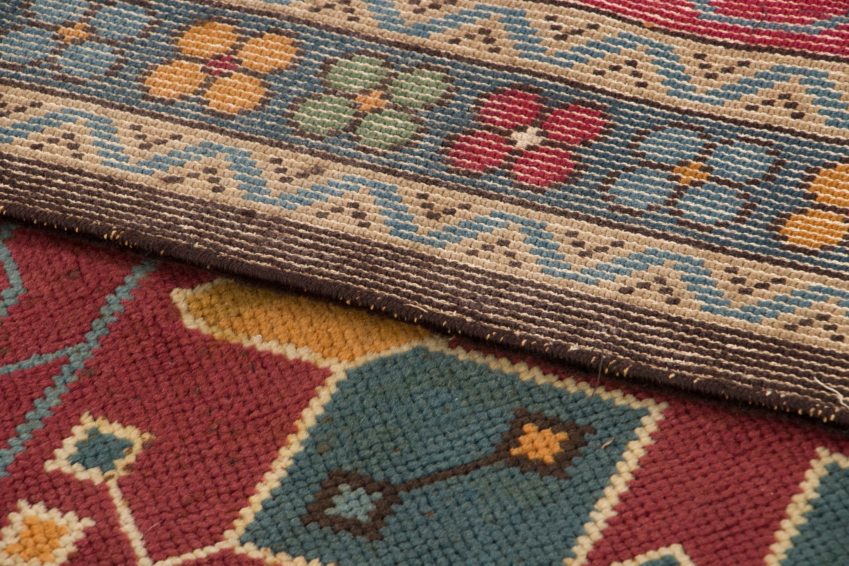 Vintage French Art Nouveau Rug
