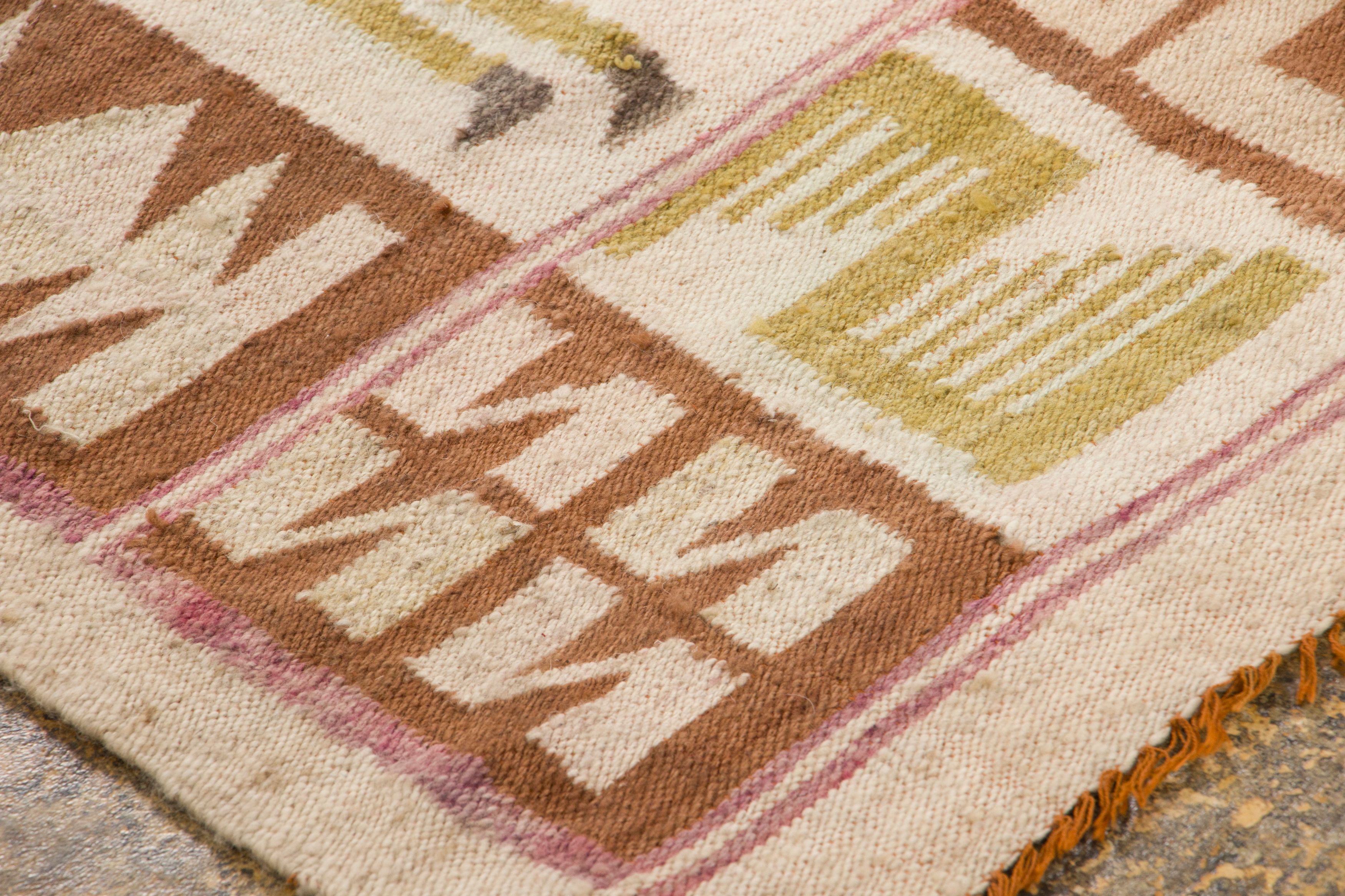 Vintage Scandinavian Kilim Rug
