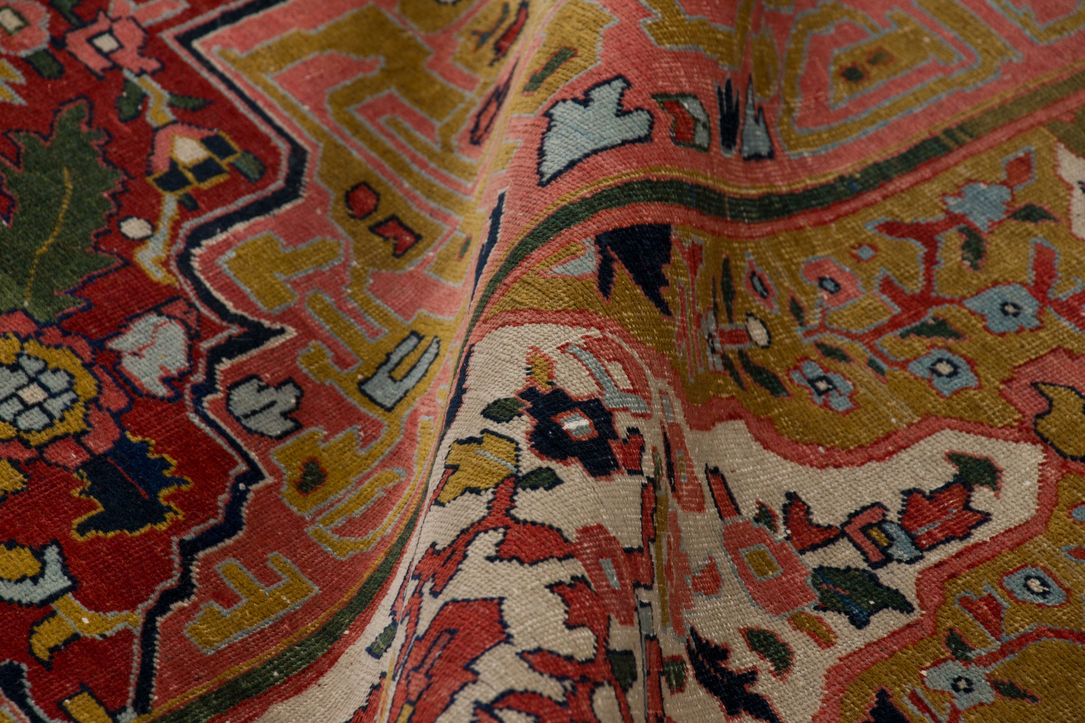 Antique Persian Serapi Rug