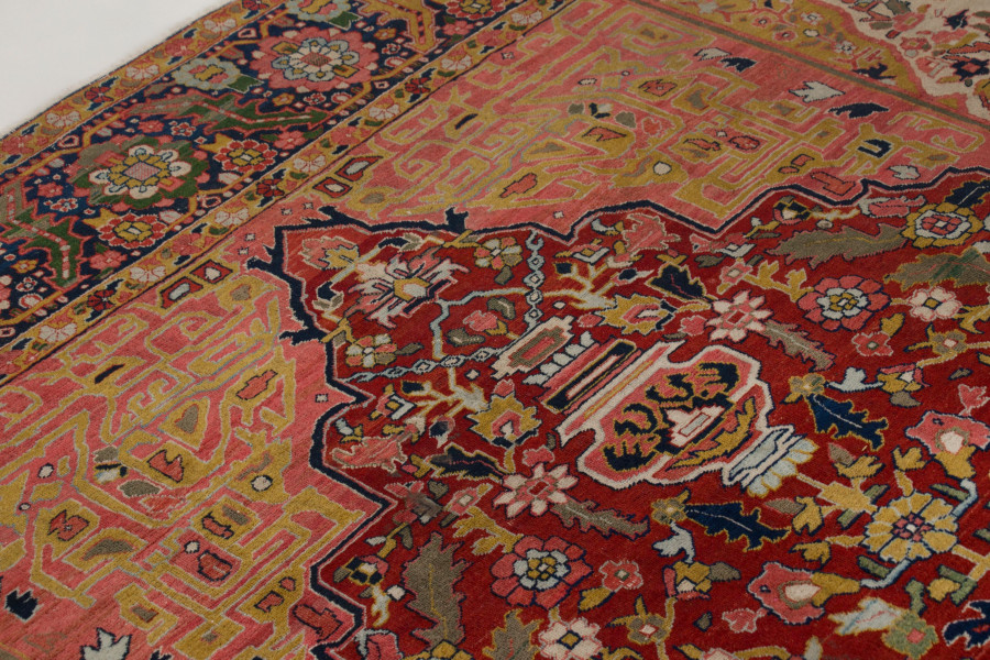 Antique Persian Serapi Rug