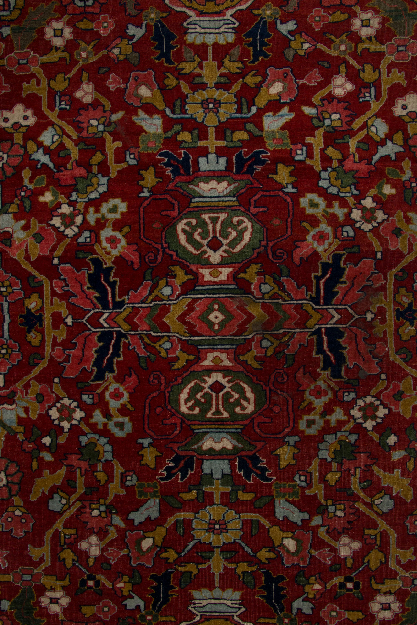 Antique Persian Serapi Rug