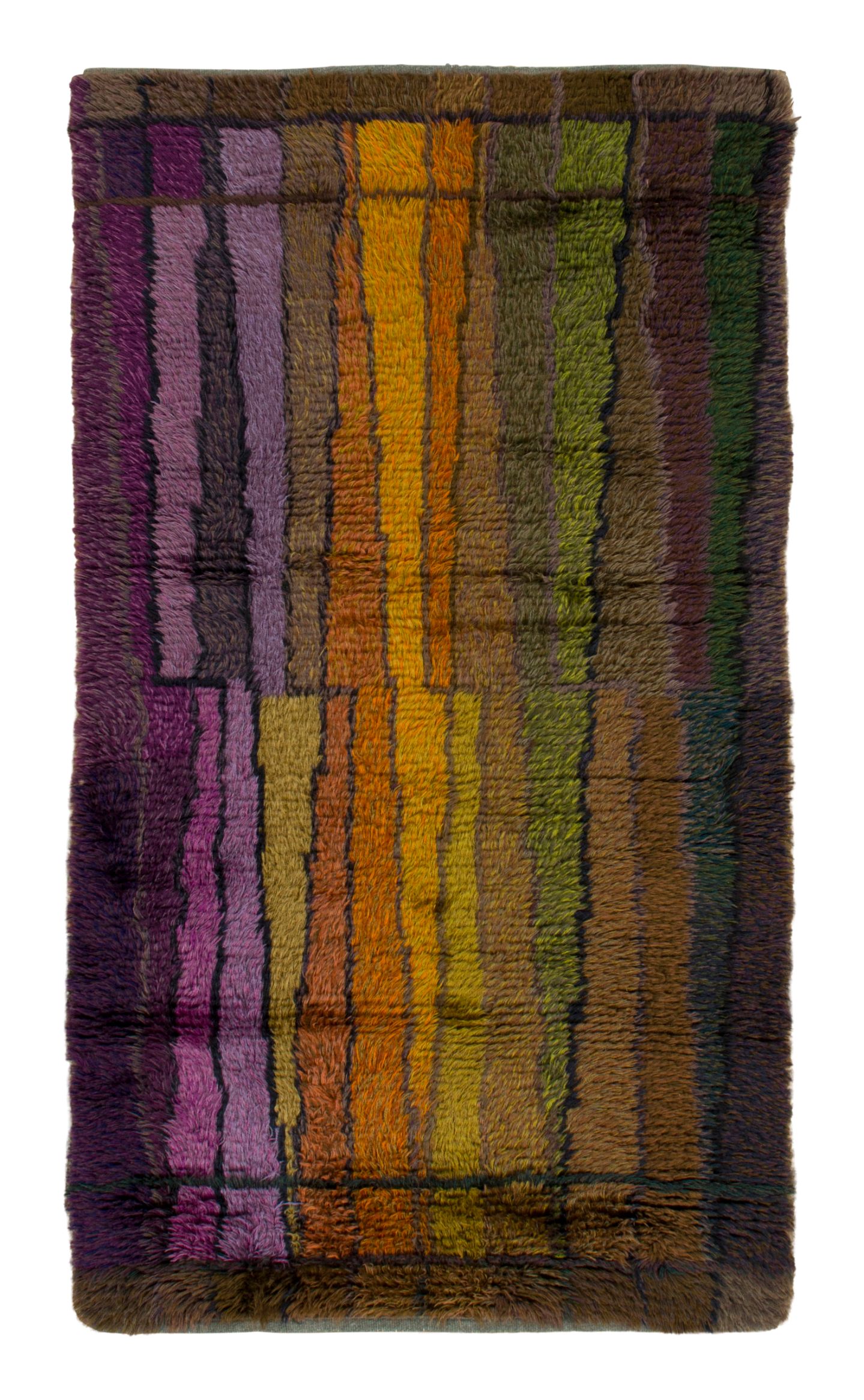 Vintage Scandinavian Rya Rug