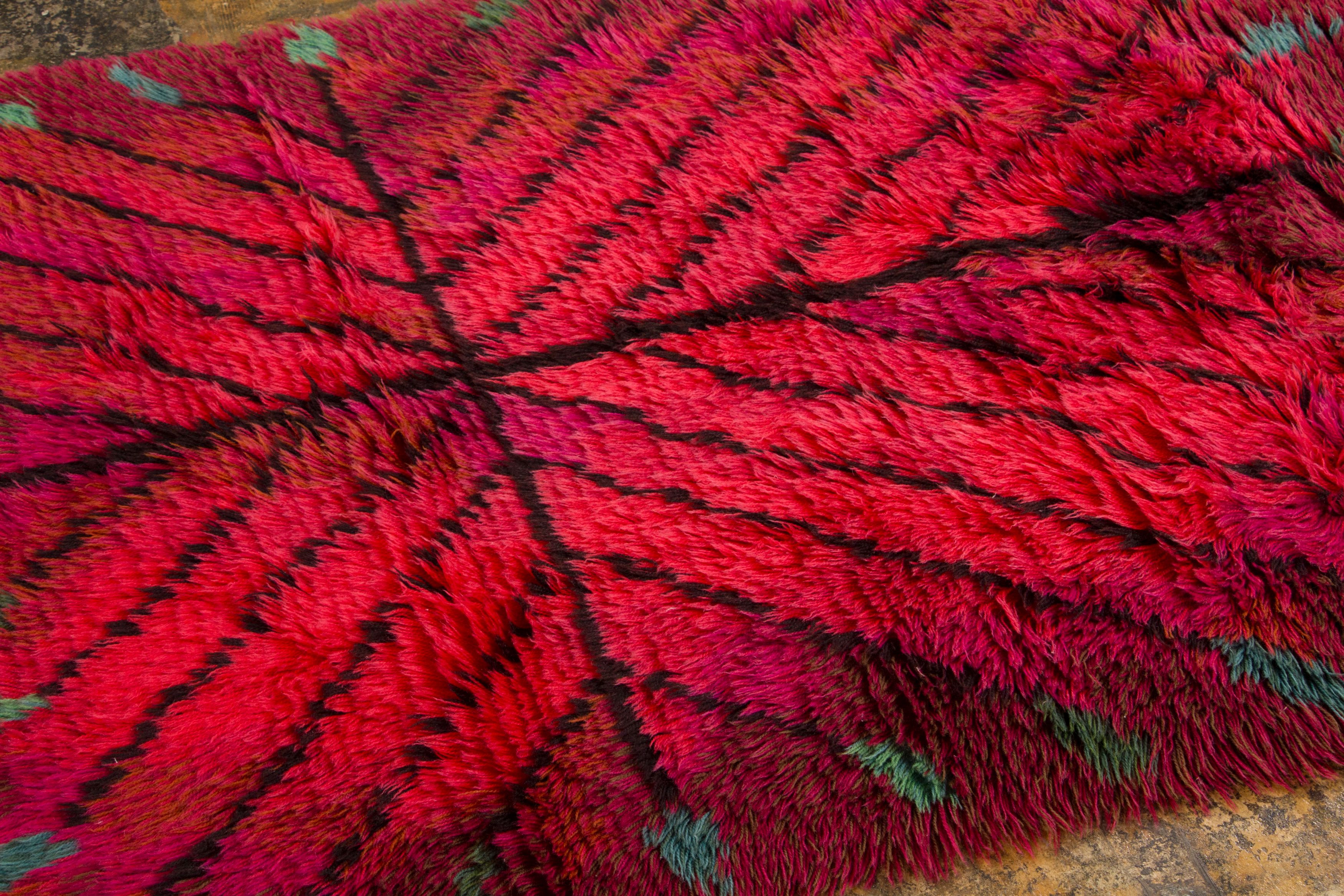 Vintage Scandinavian Rya Rug