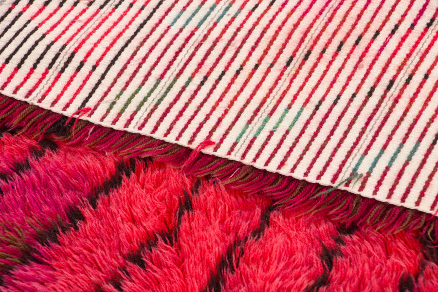 Vintage Scandinavian Rya Rug