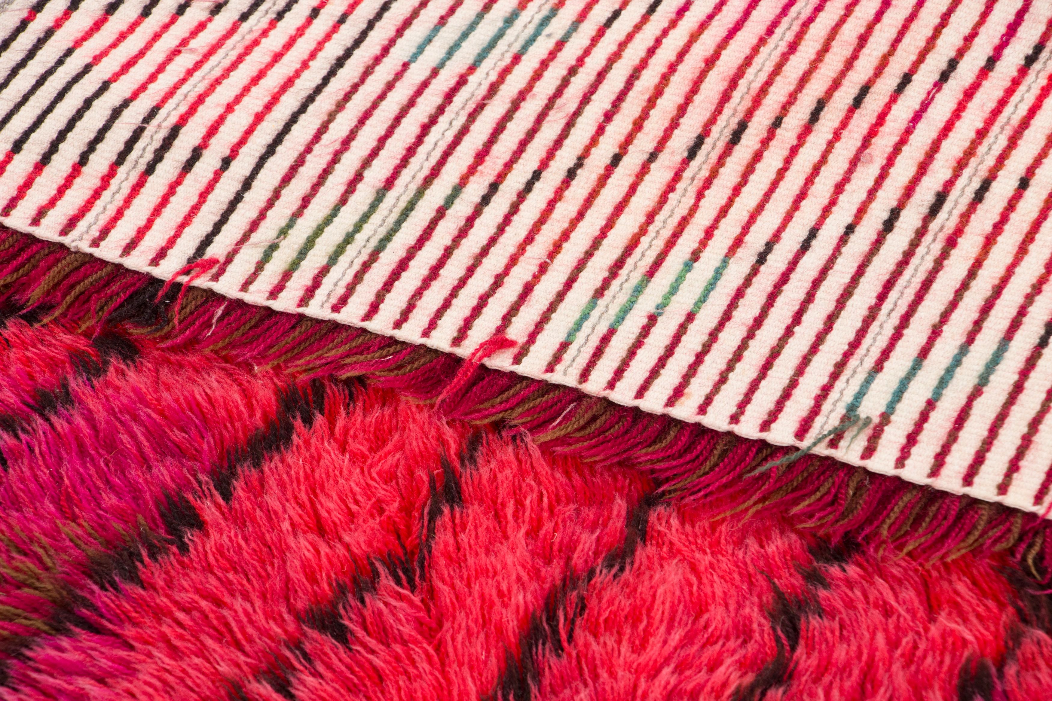 Vintage Scandinavian Rya Rug