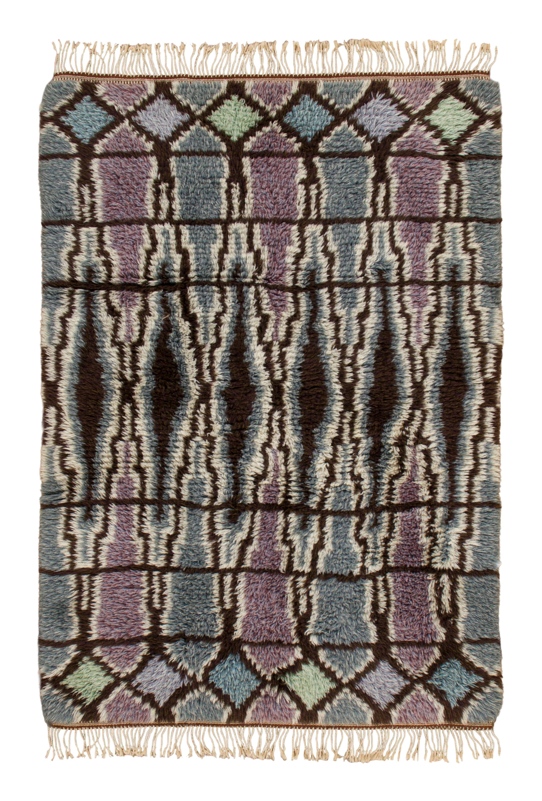 Vintage Scandinavian Rya Rug