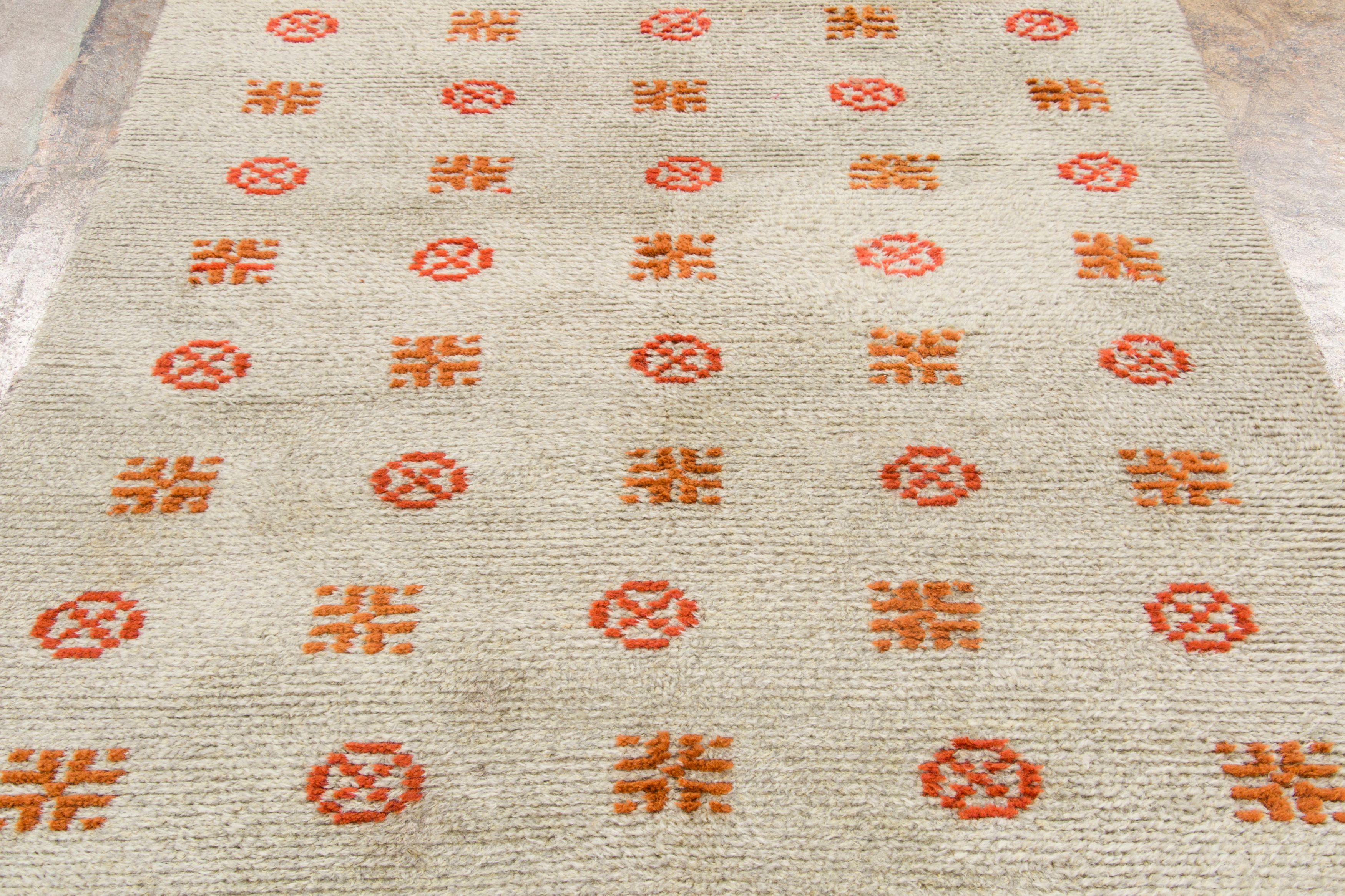 Vintage Swedish Rya Rug