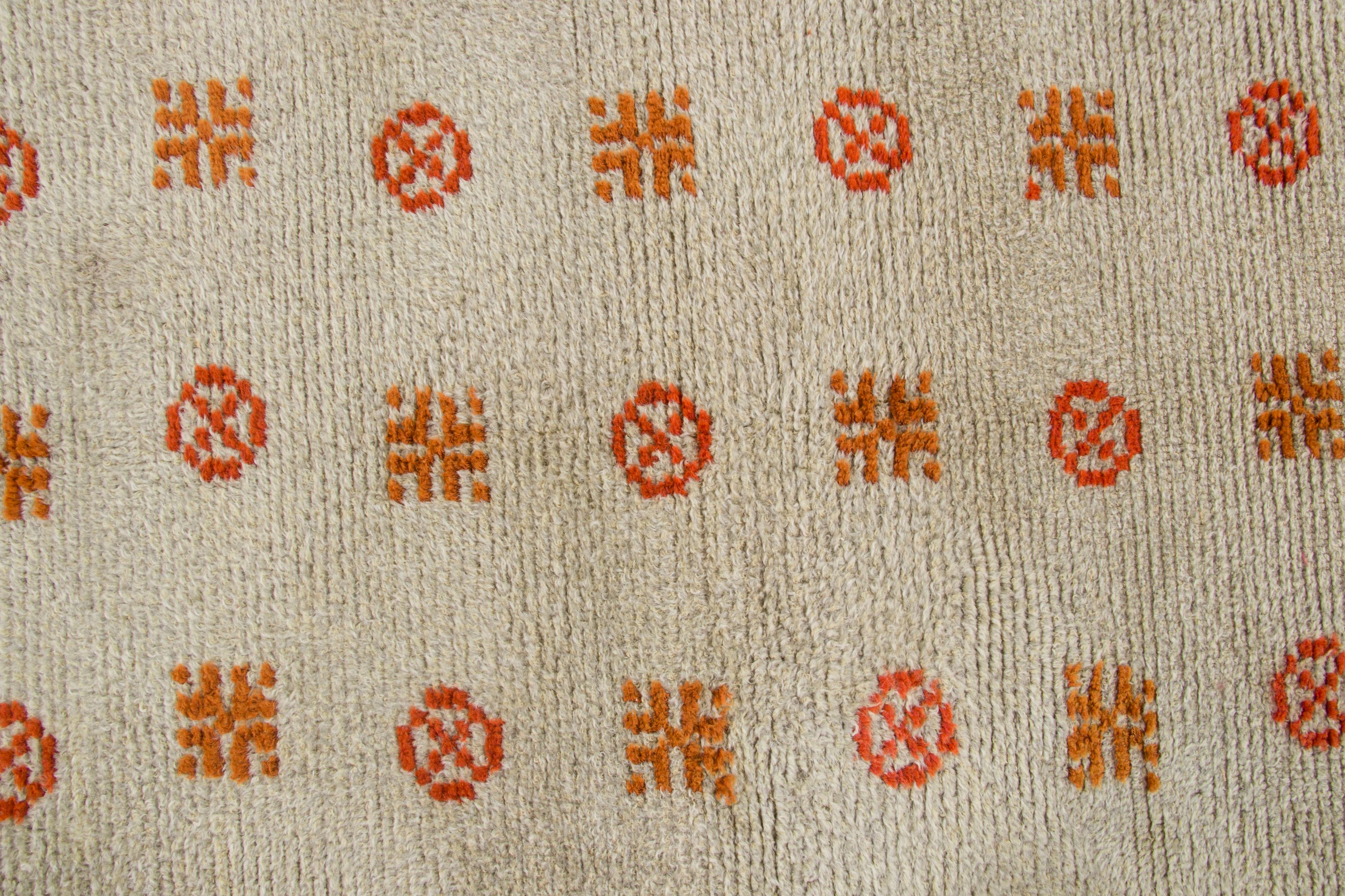 Vintage Swedish Rya Rug