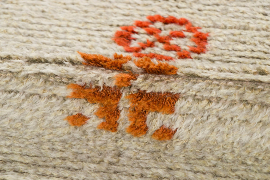 Vintage Swedish Rya Rug