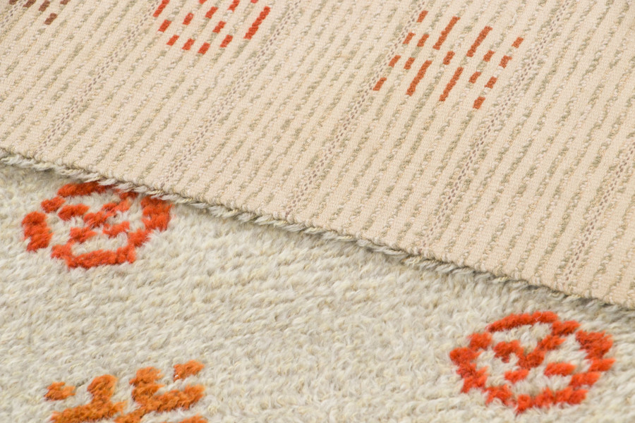 Vintage Swedish Rya Rug