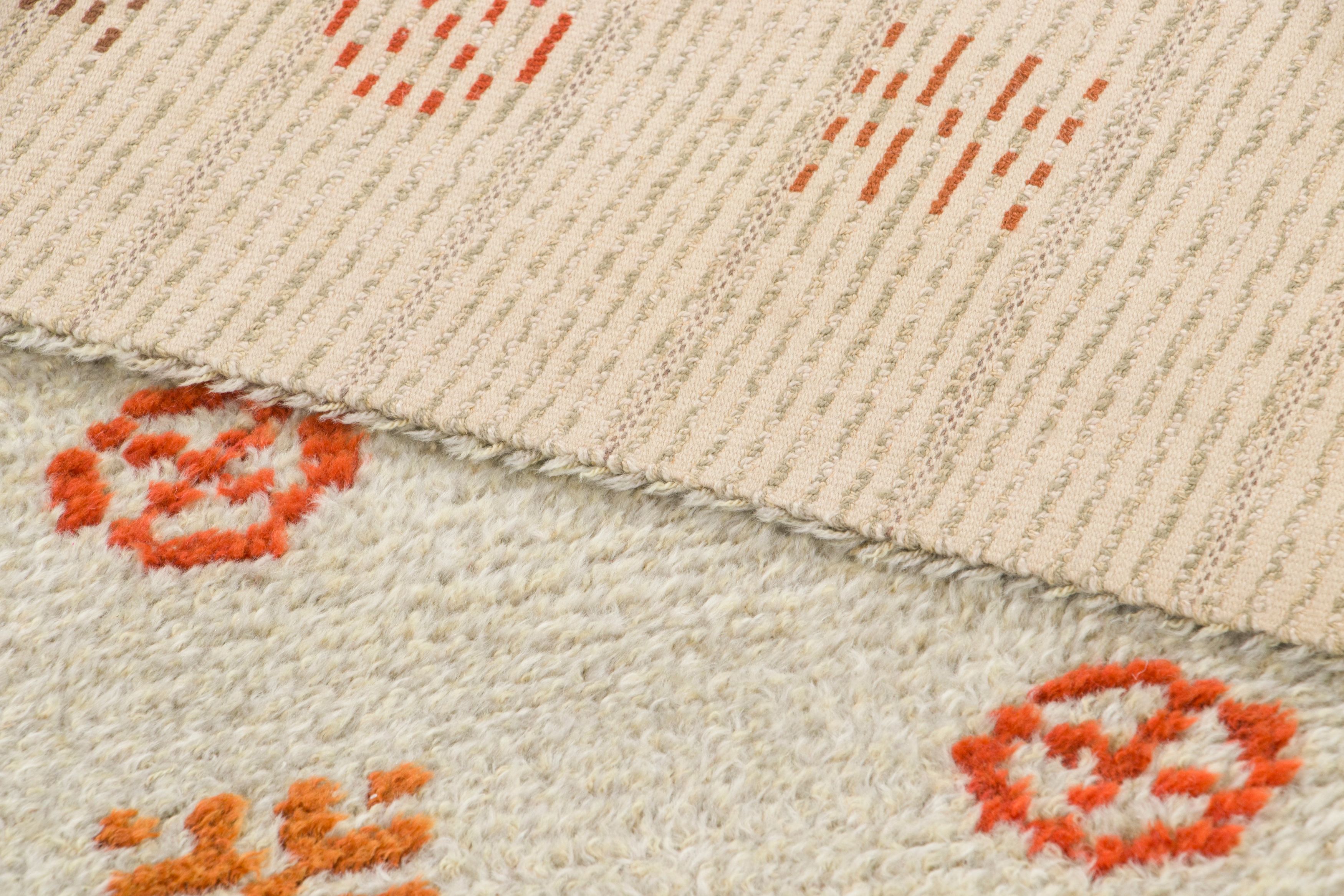 Vintage Swedish Rya Rug