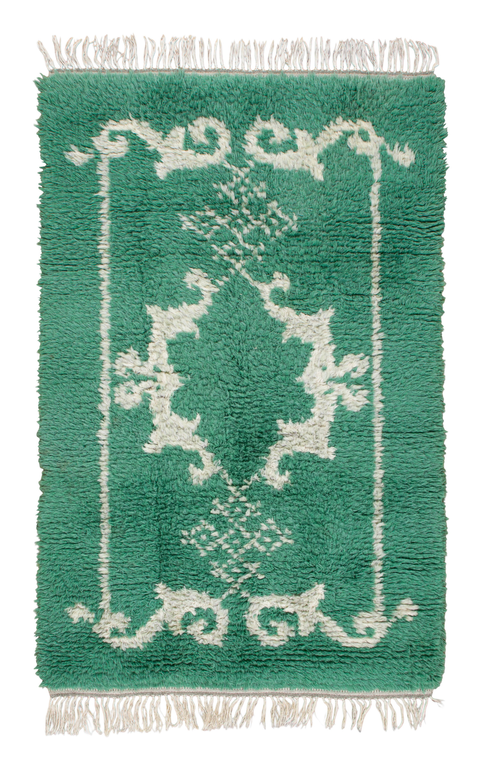 Vintage Swedish Rya Rug