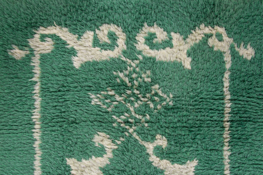 Vintage Swedish Rya Rug