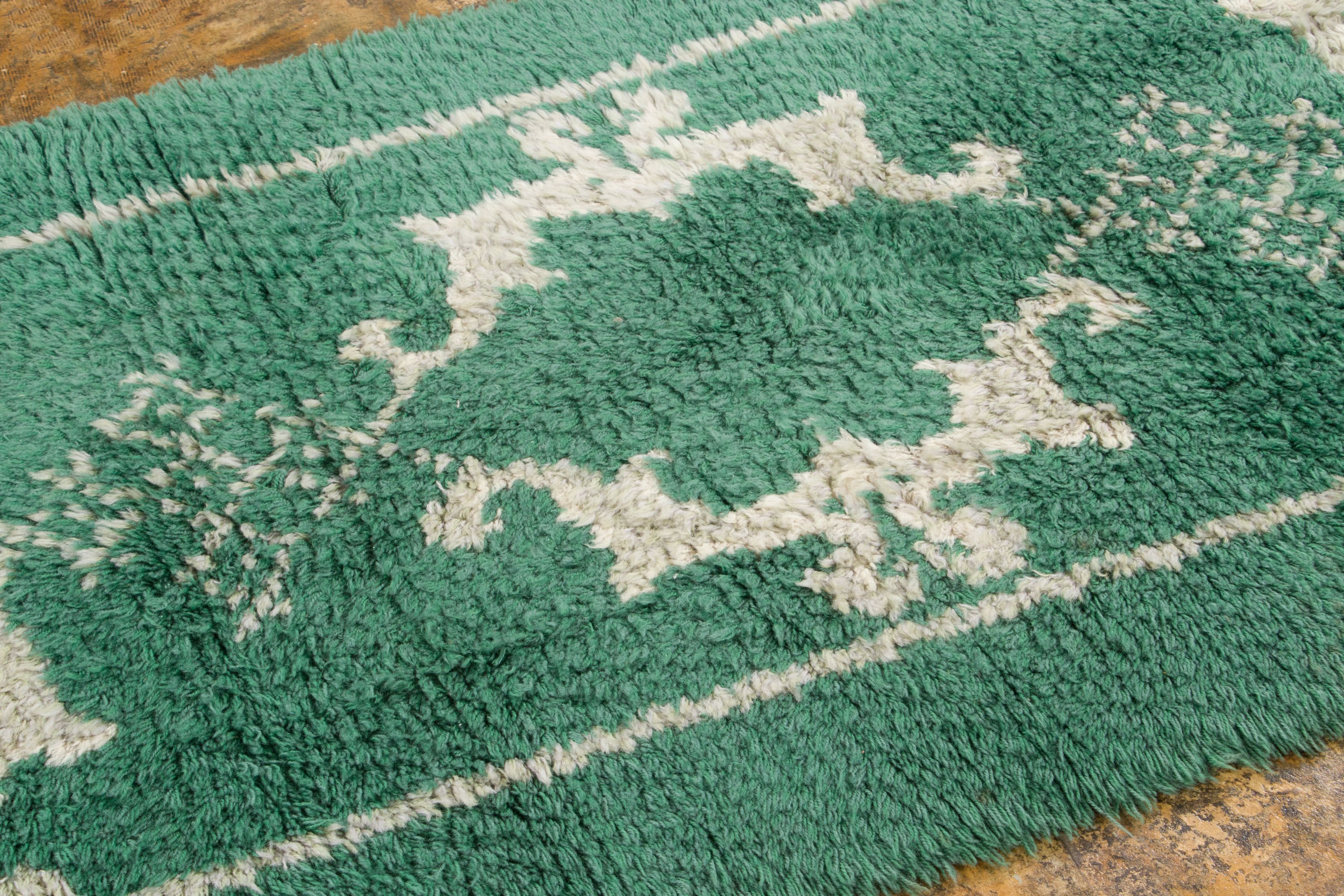 Vintage Swedish Rya Rug