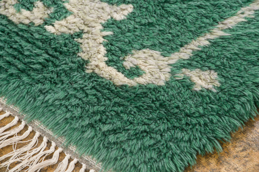 Vintage Swedish Rya Rug