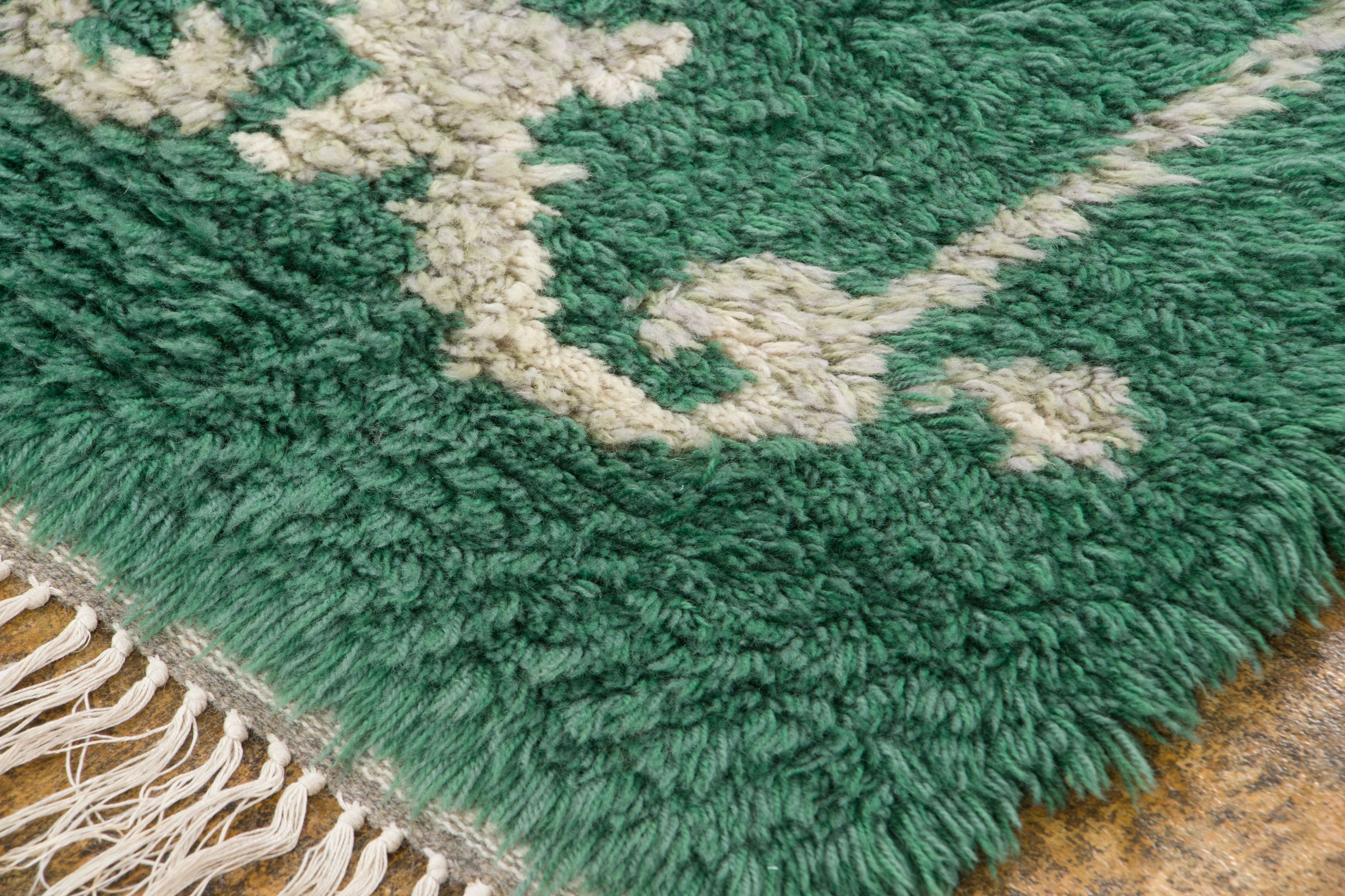 Vintage Swedish Rya Rug