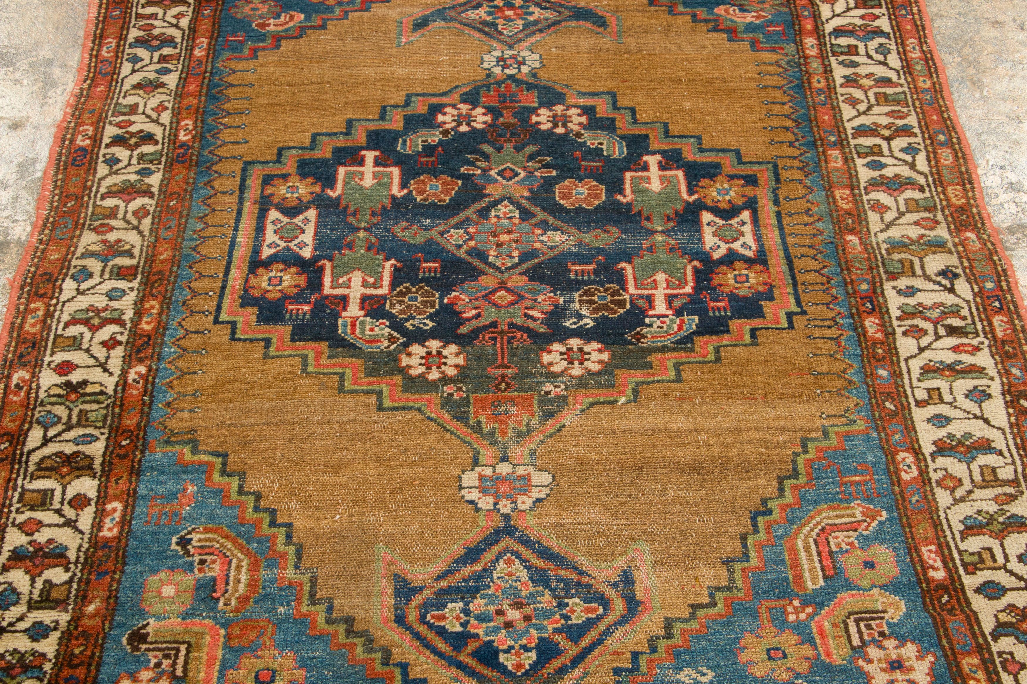 Antique Persian Heriz Runner
