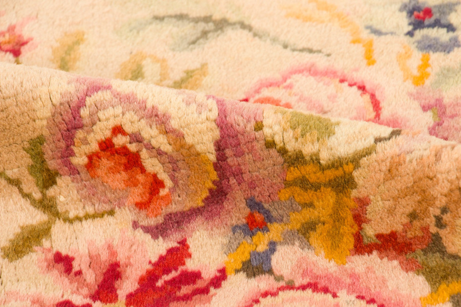 Oversized Antique French Savonnerie Rug