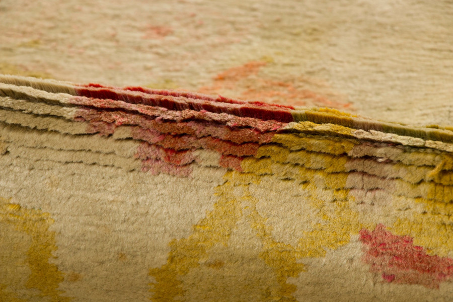 Antique Savonnerie Floral Rug