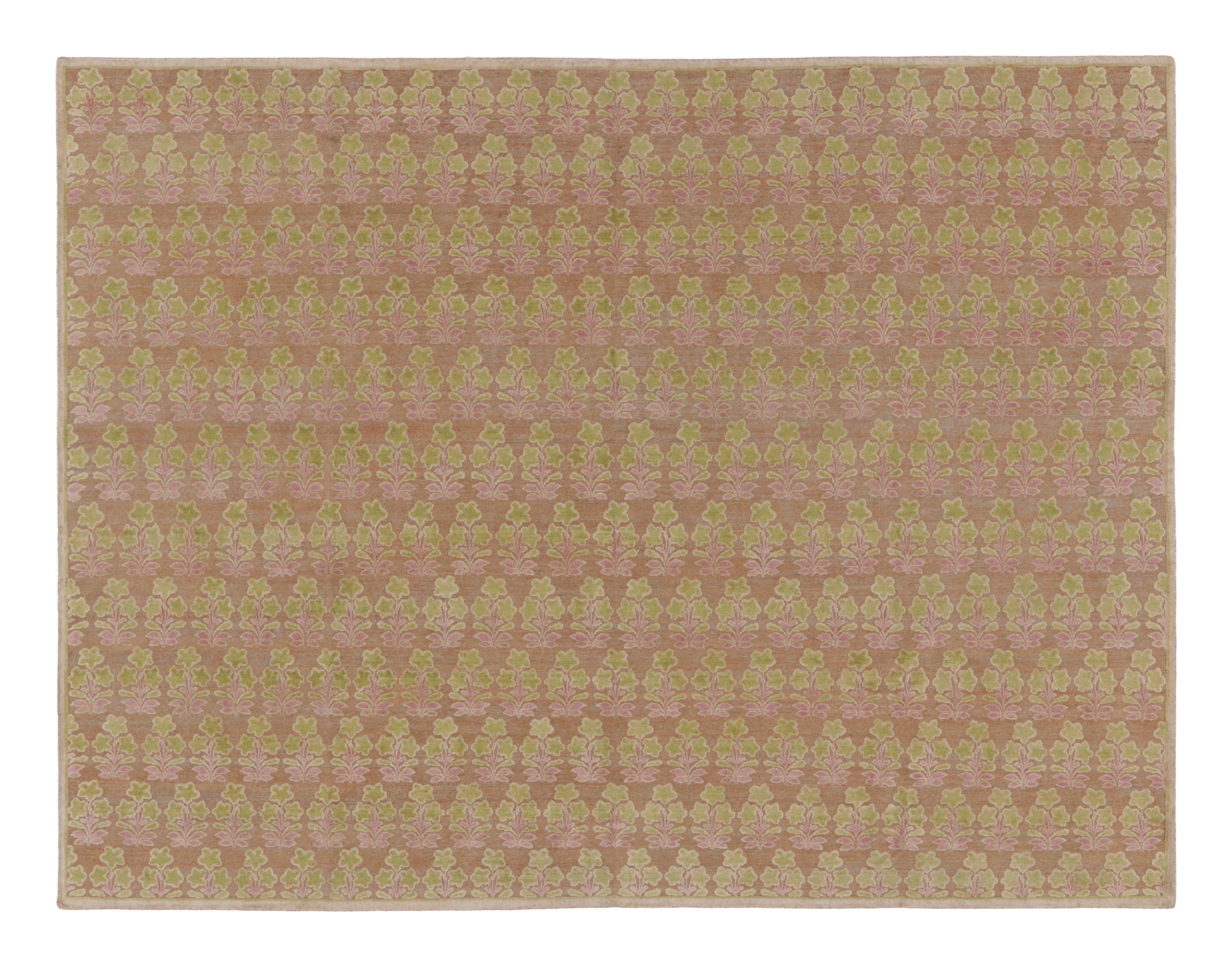 Contemporary Block Print Custom Rug
