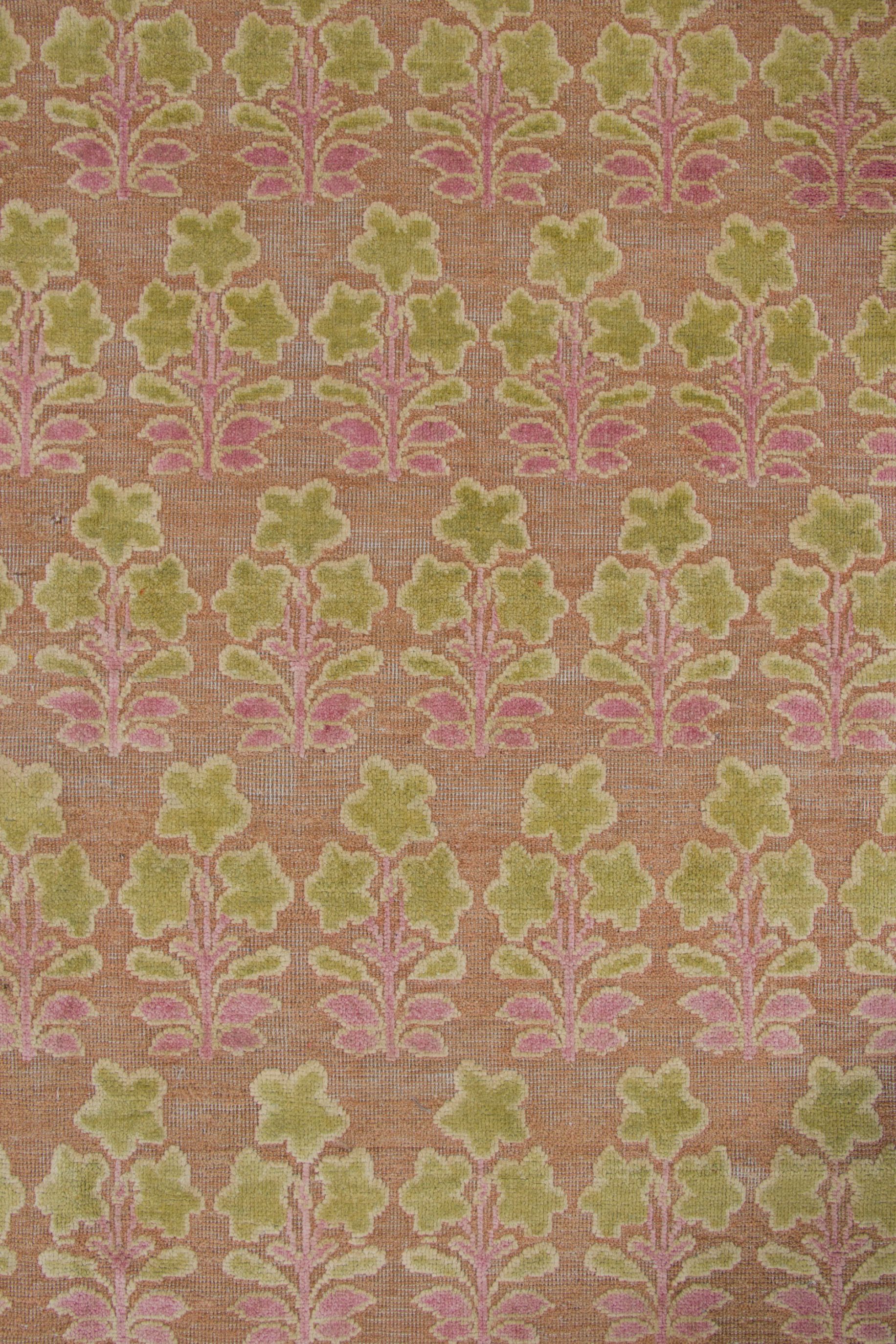 Contemporary Block Print Custom Rug