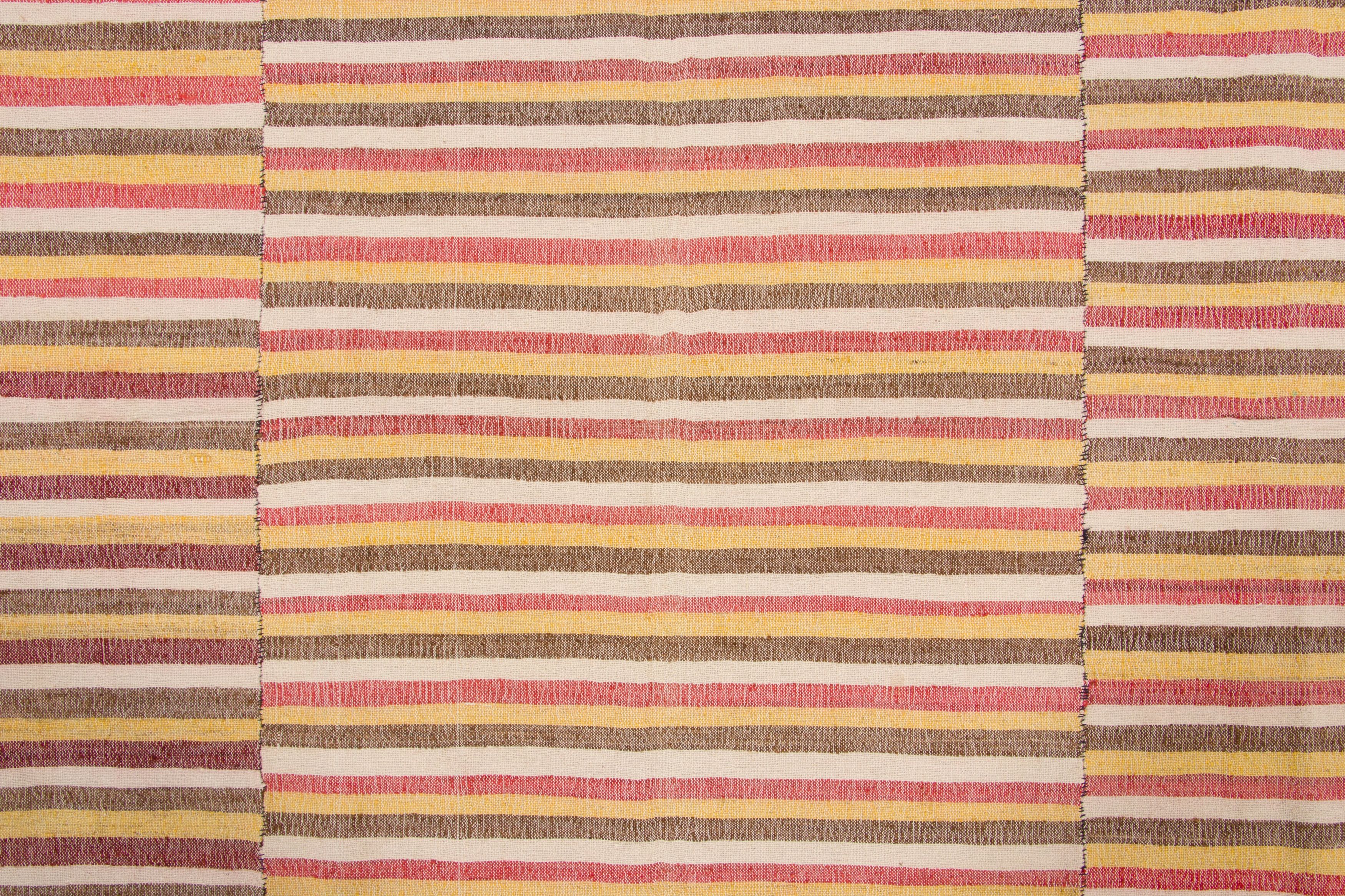 Vintage Striped Kilim Rug