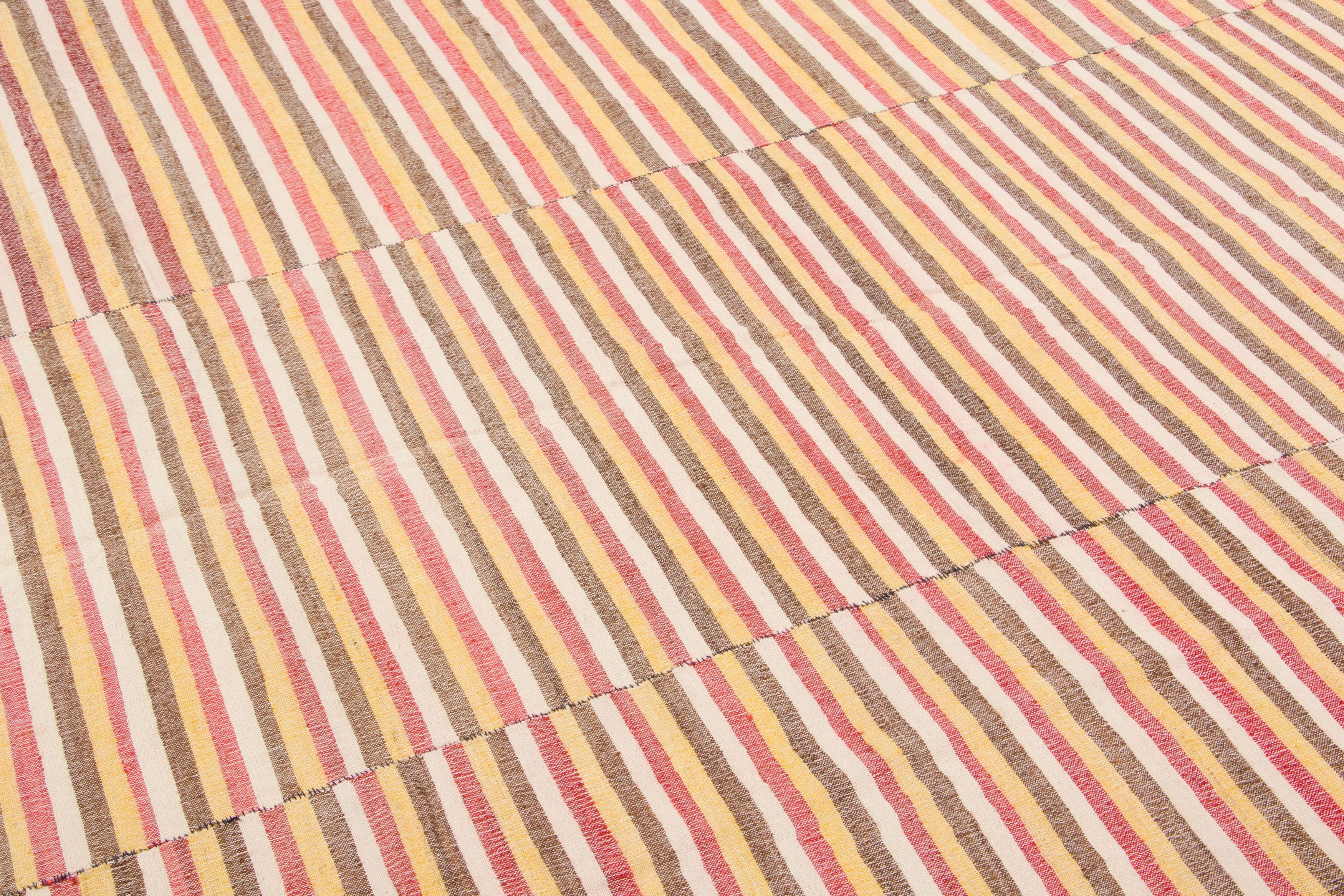 Vintage Striped Kilim Rug