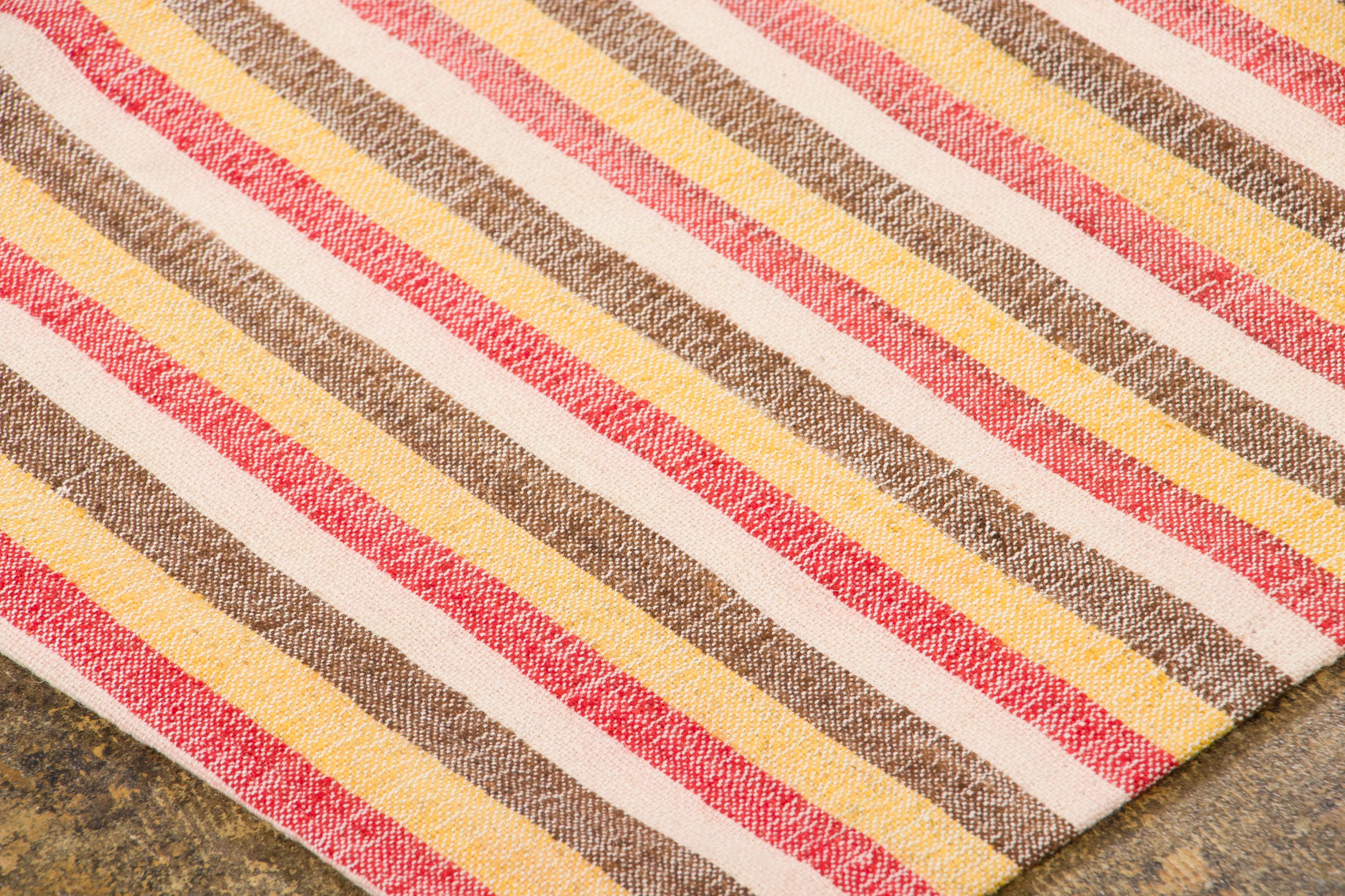 Vintage Striped Kilim Rug