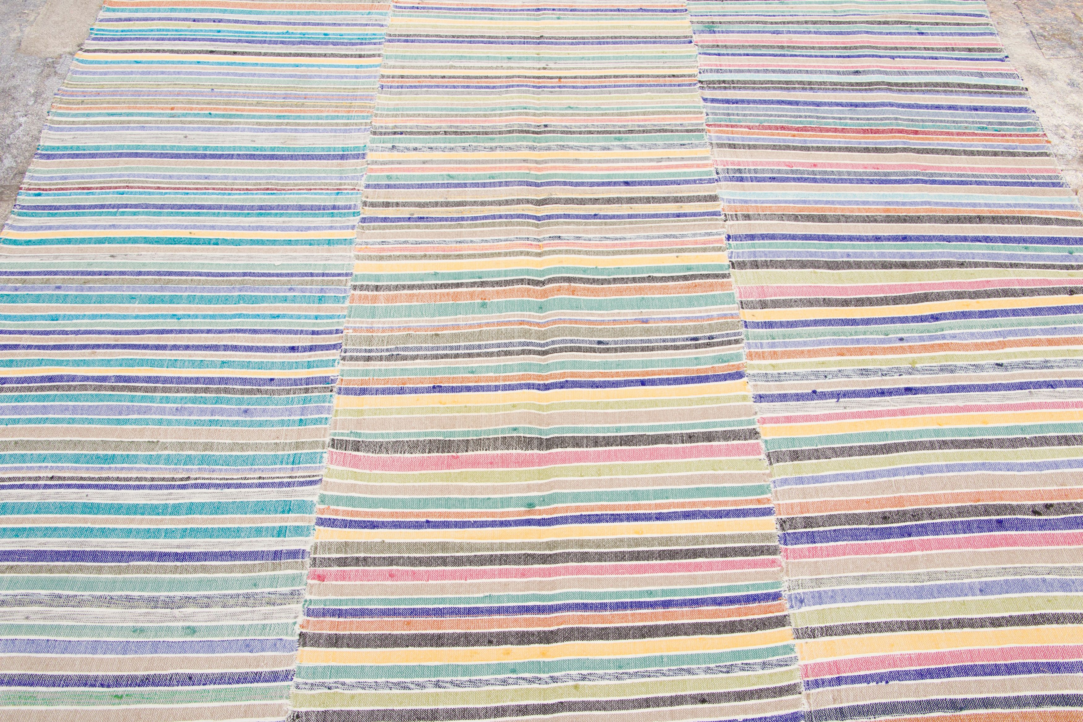 Vintage Striped Kilim Rug