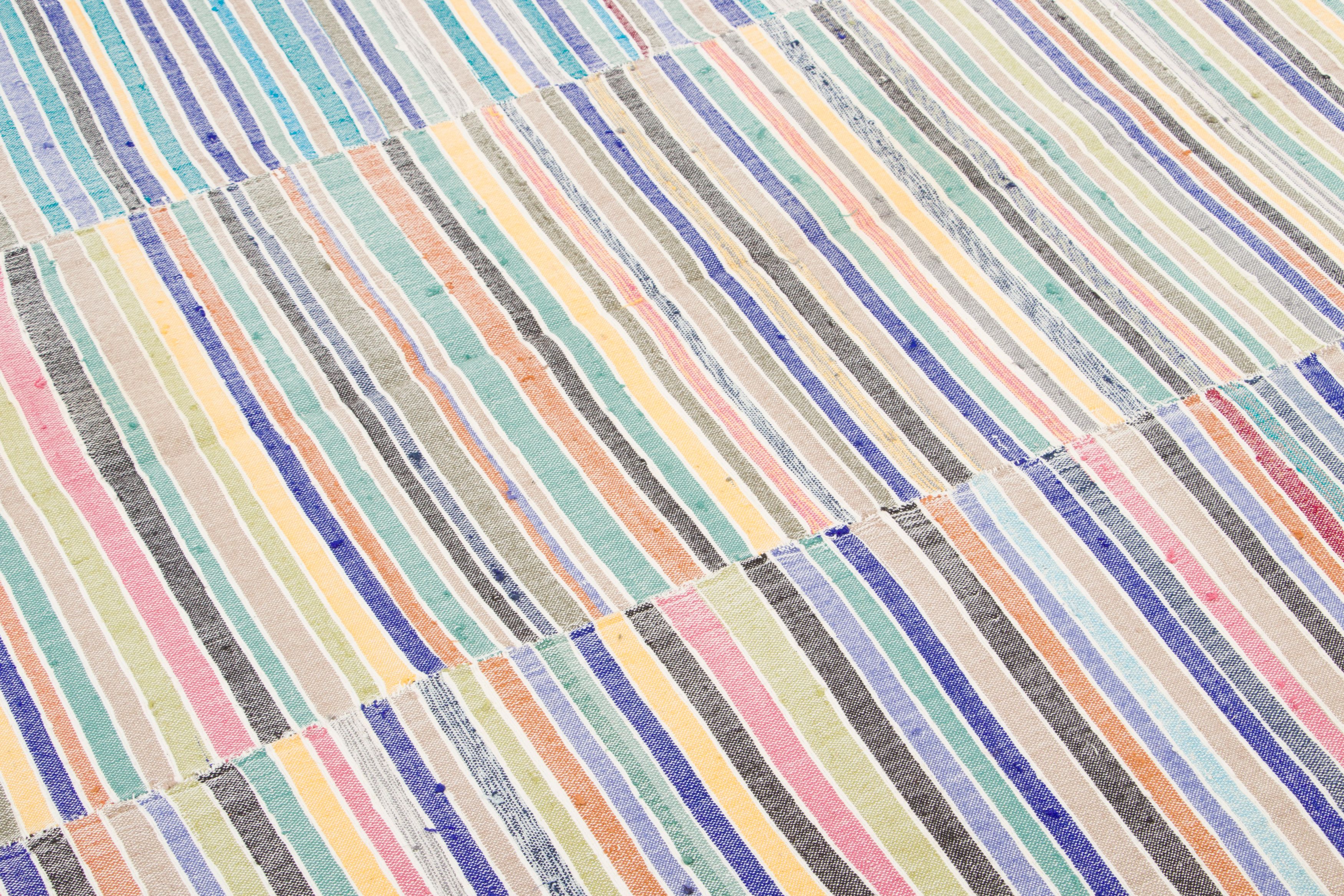 Vintage Striped Kilim Rug