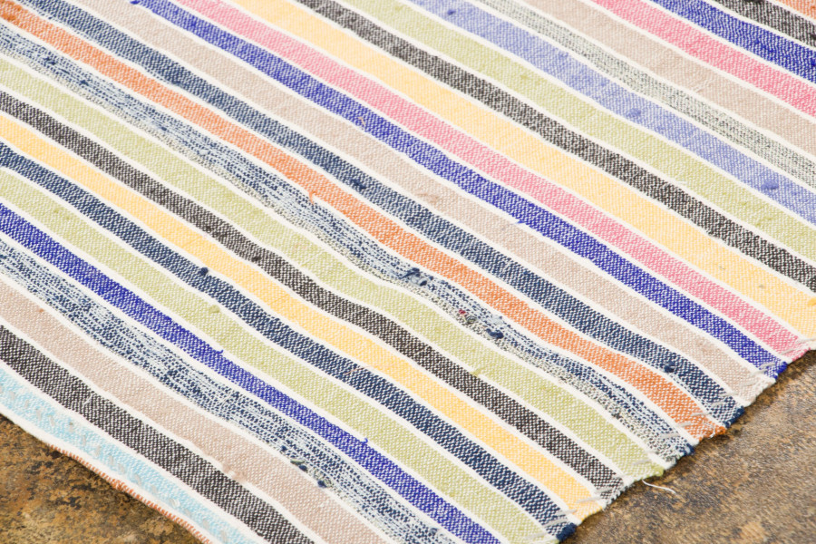 Vintage Striped Kilim Rug