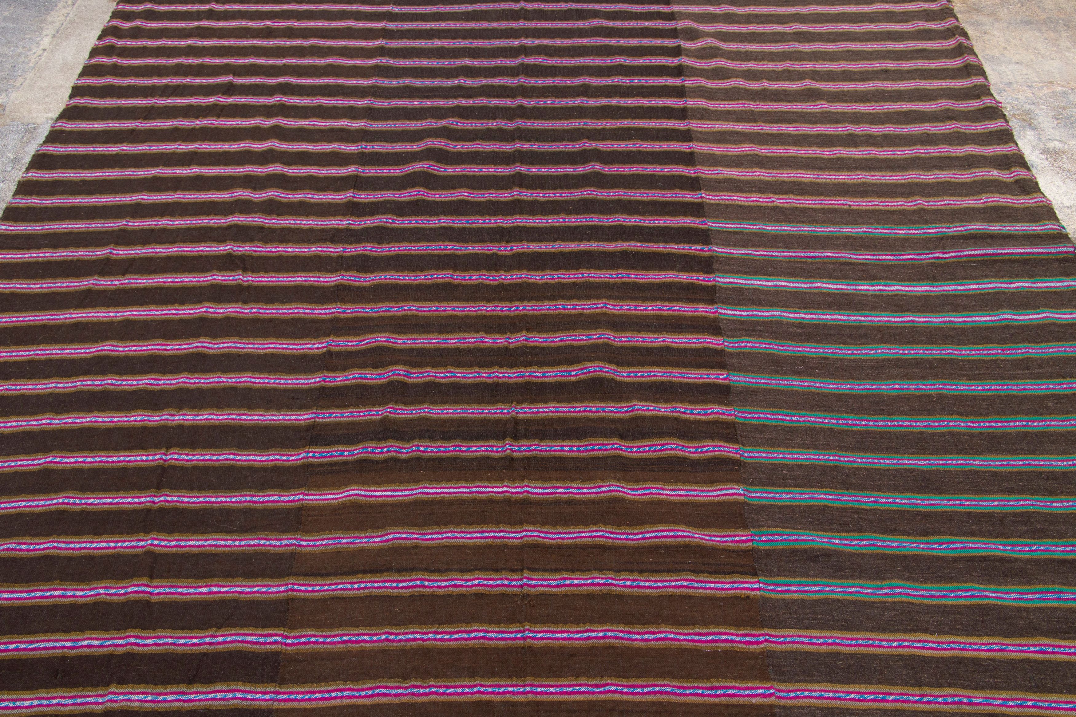 Vintage Striped Kilim Rug
