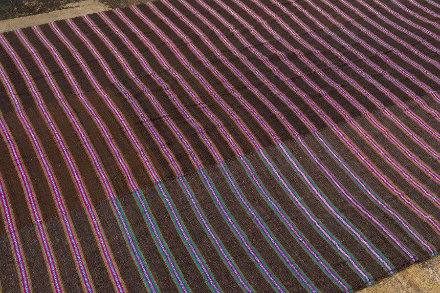 Vintage Striped Kilim Rug