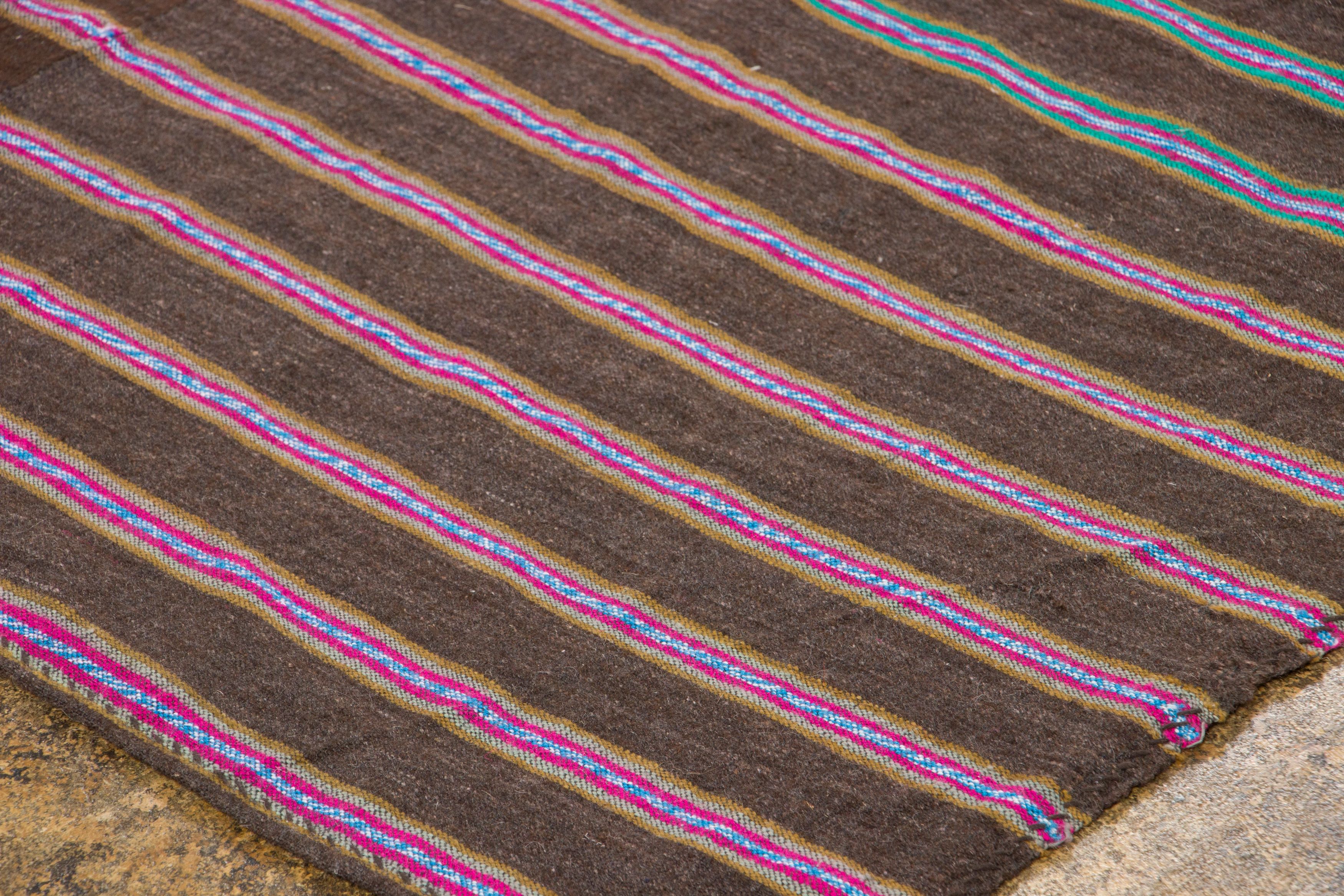 Vintage Striped Kilim Rug