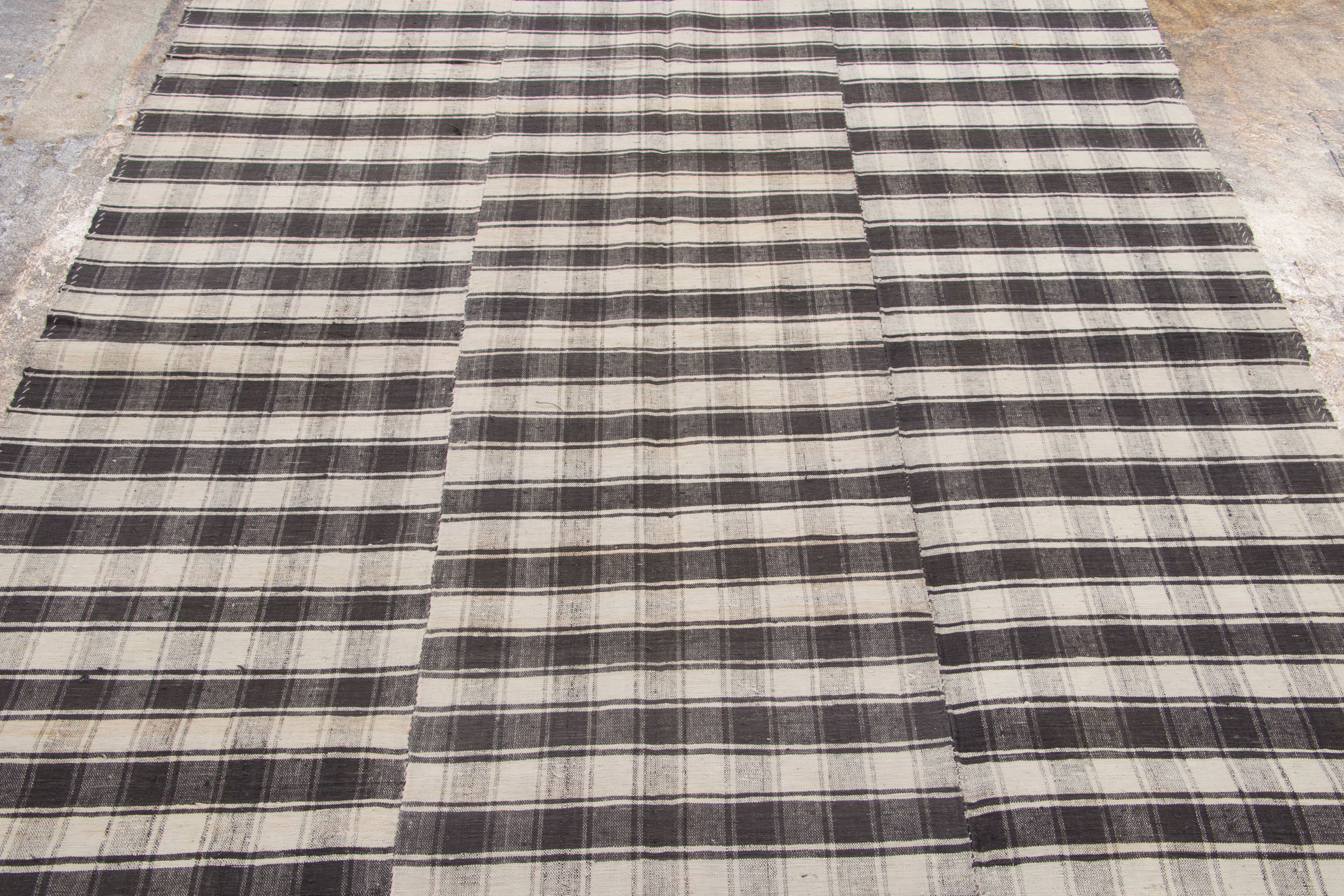 Vintage Striped Kilim Rug