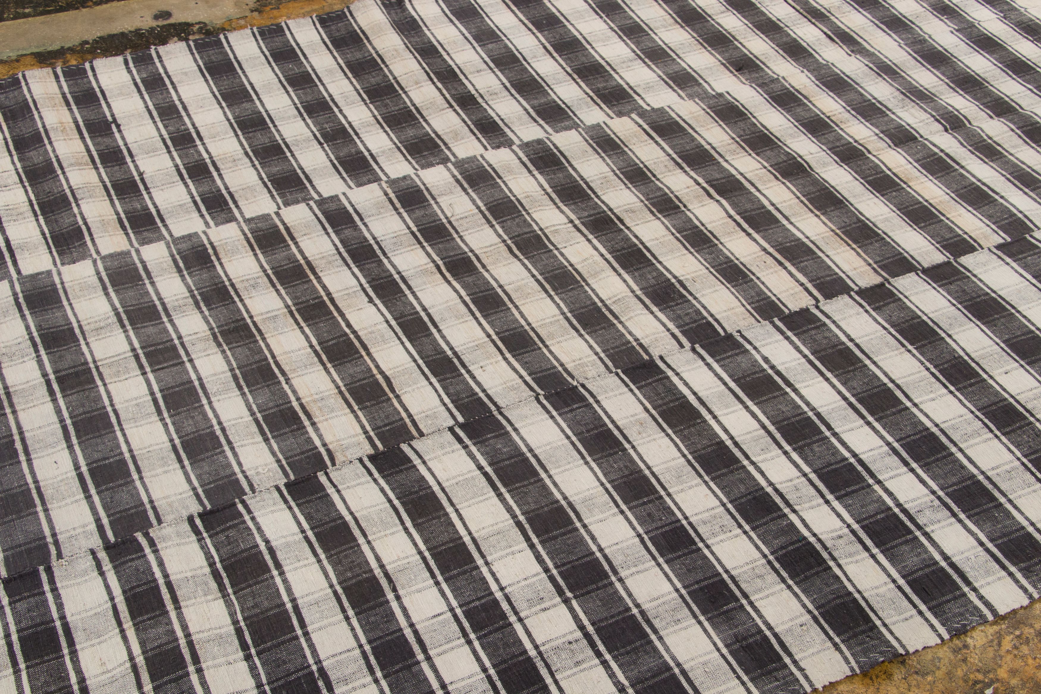 Vintage Striped Kilim Rug